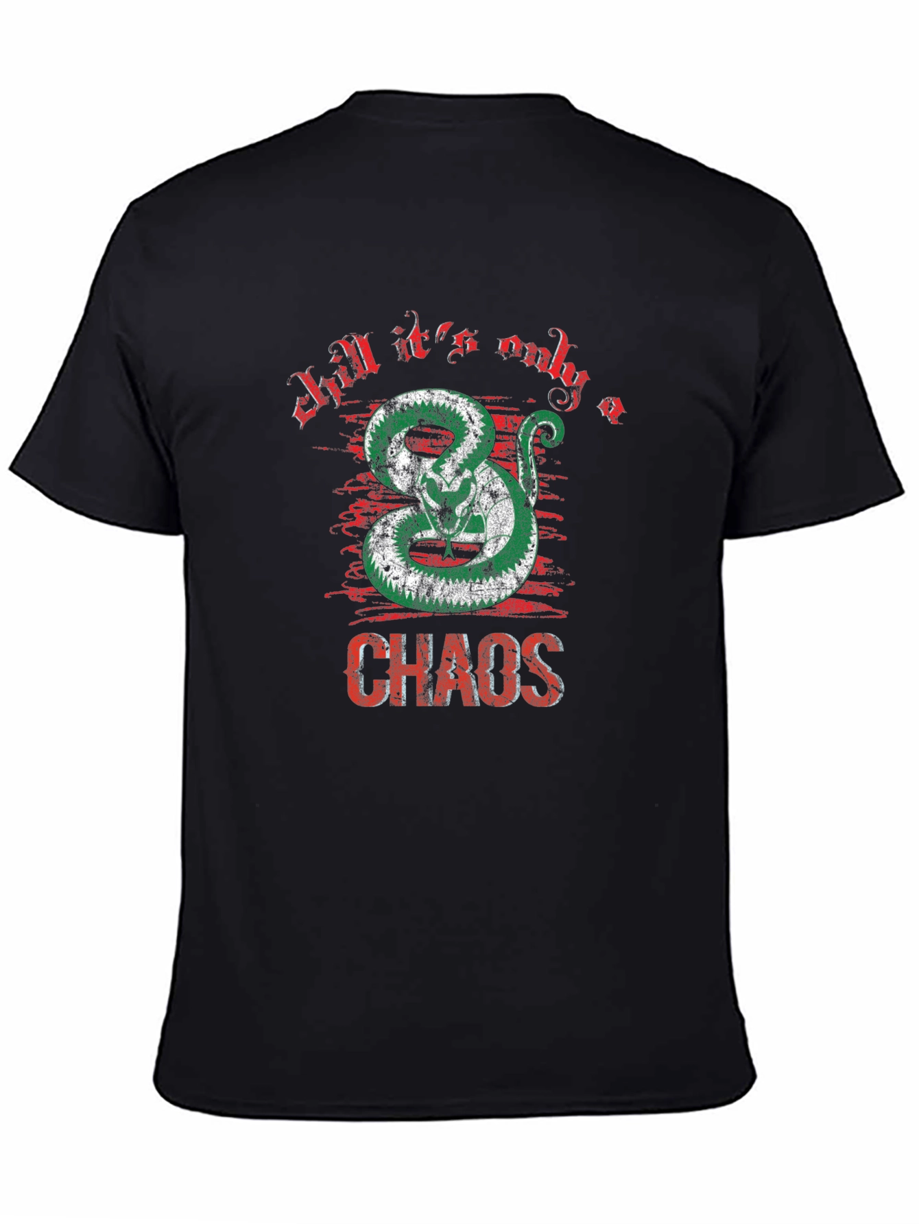 Chaos Snake Graphic T-Shirt