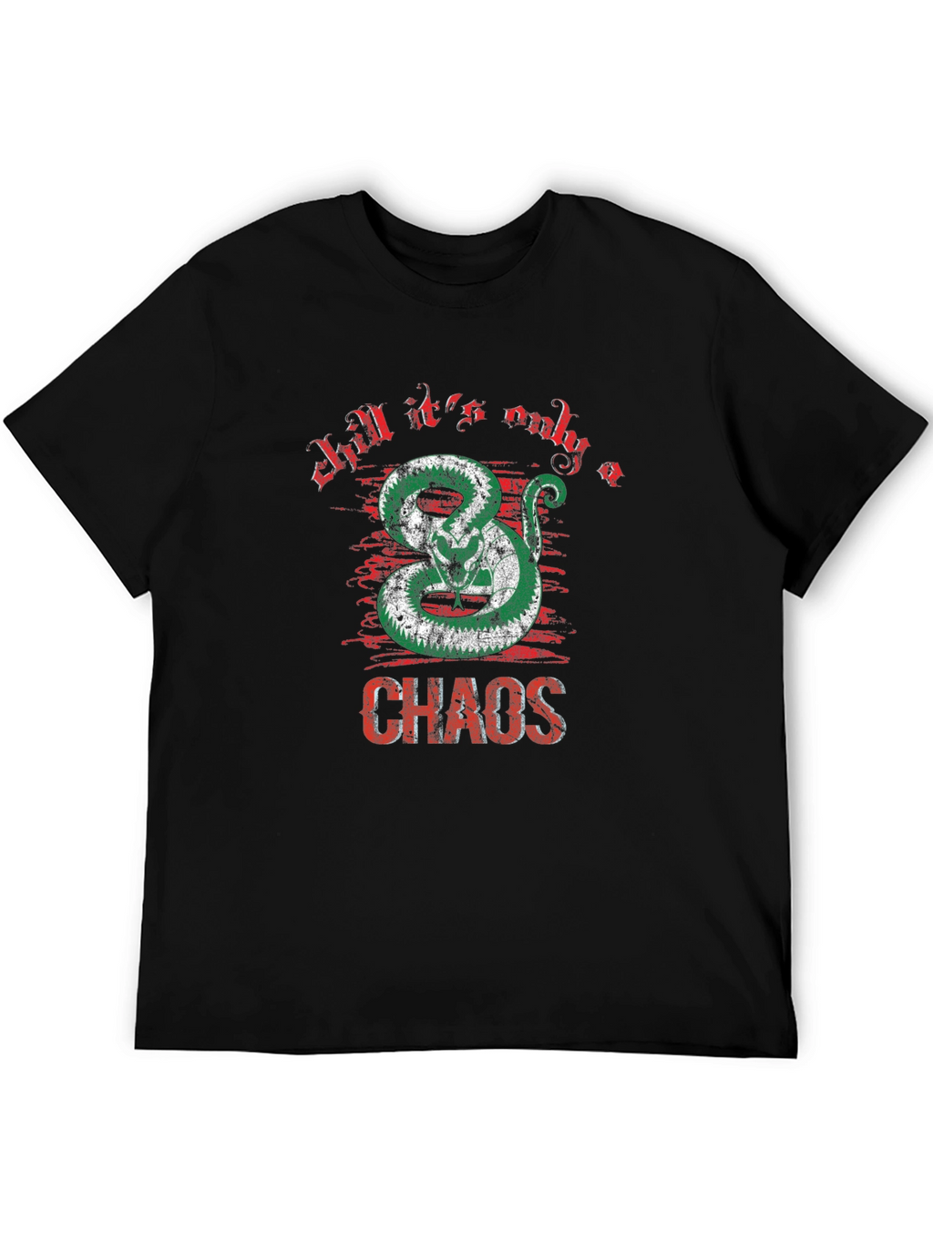 Chaos Snake Graphic T-Shirt