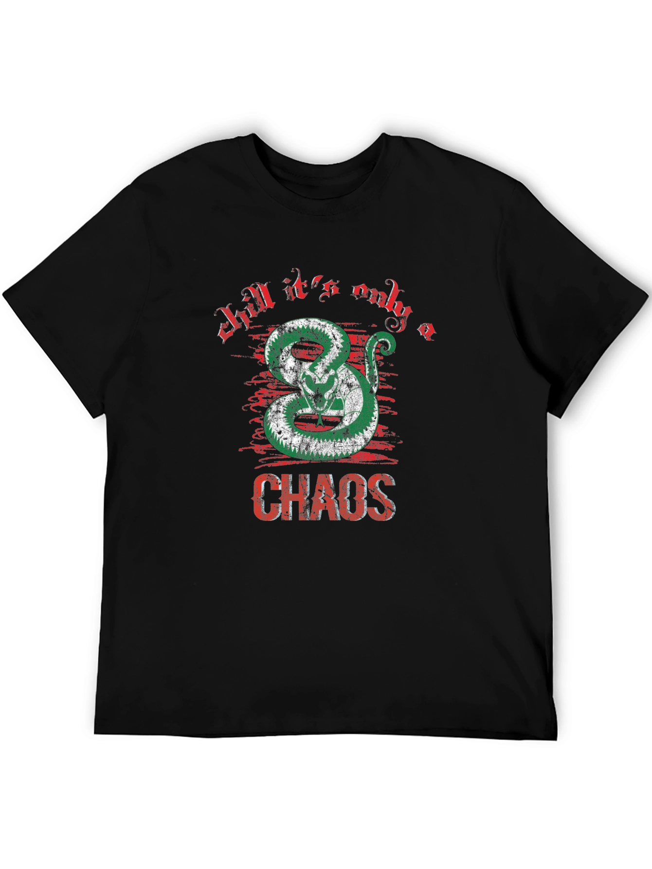 Chaos Snake Graphic T-Shirt