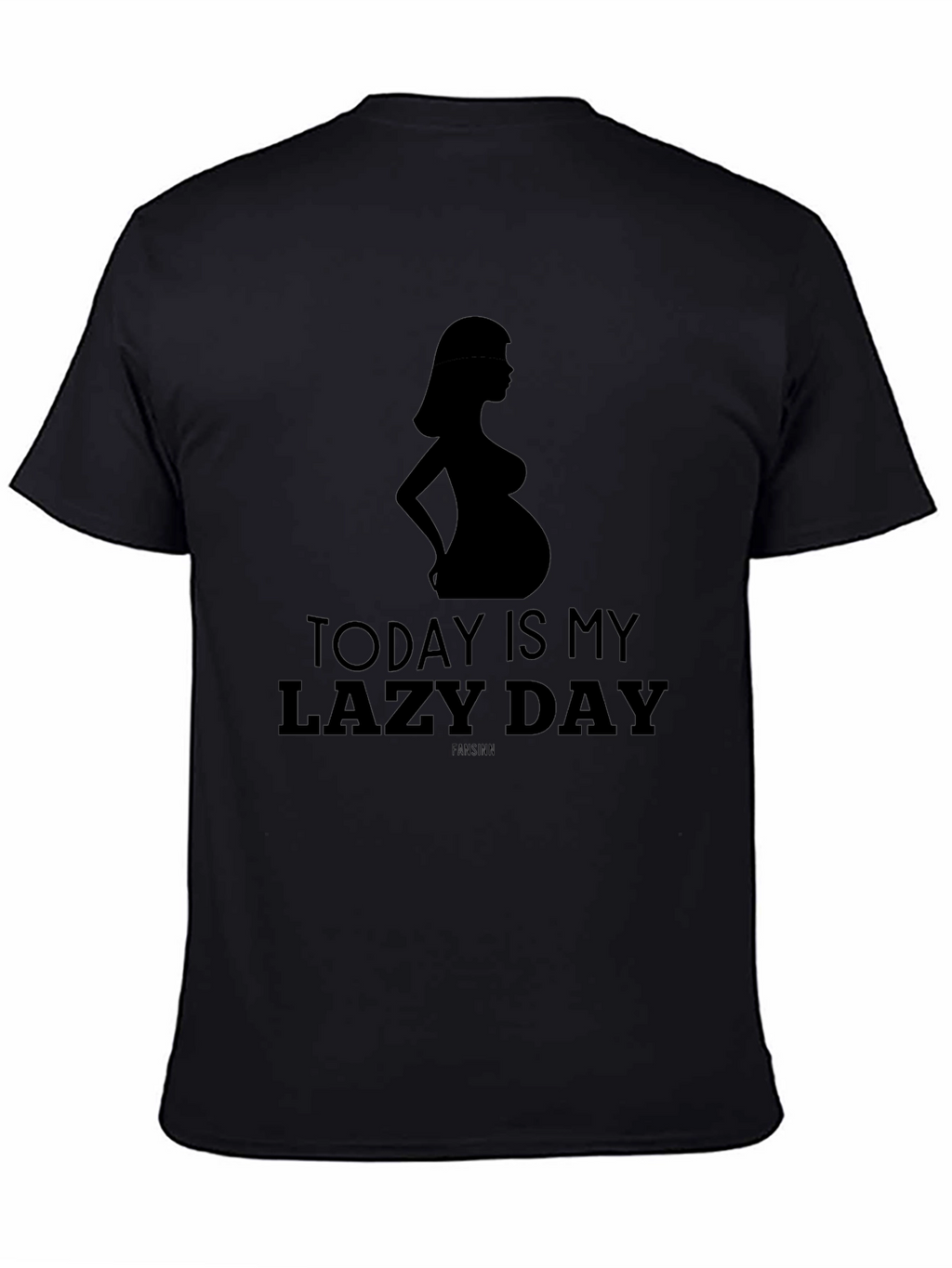 Lazy Day Pregnancy Tee - Maternity Silhouette Shirt