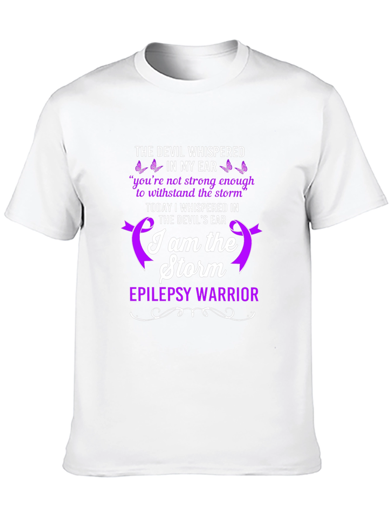 Epilepsy Warrior T-Shirt: I Am The Storm Tee