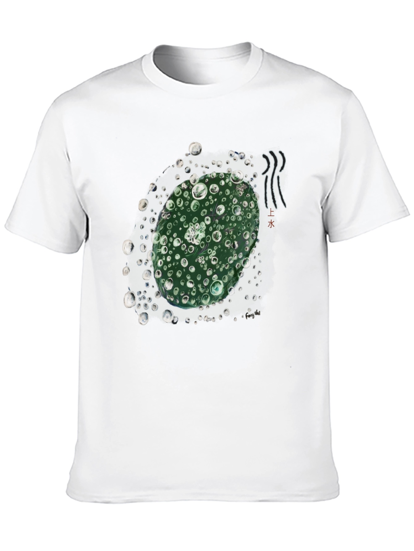 Nature-Inspired Graphic Tee - Black