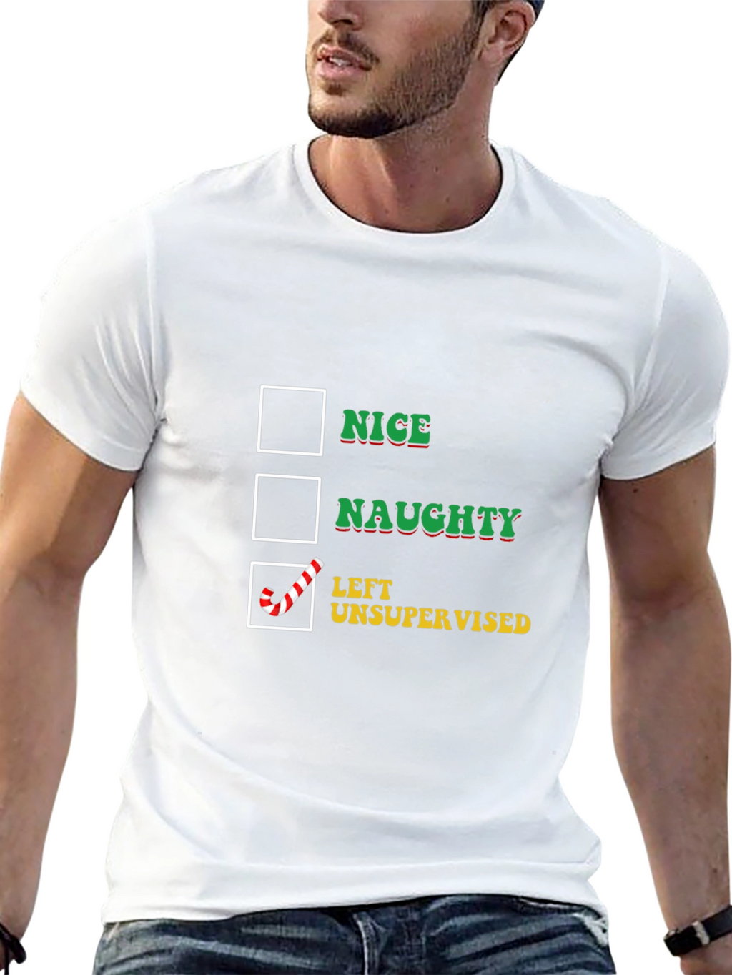 Naughty or Nice Christmas T-Shirt