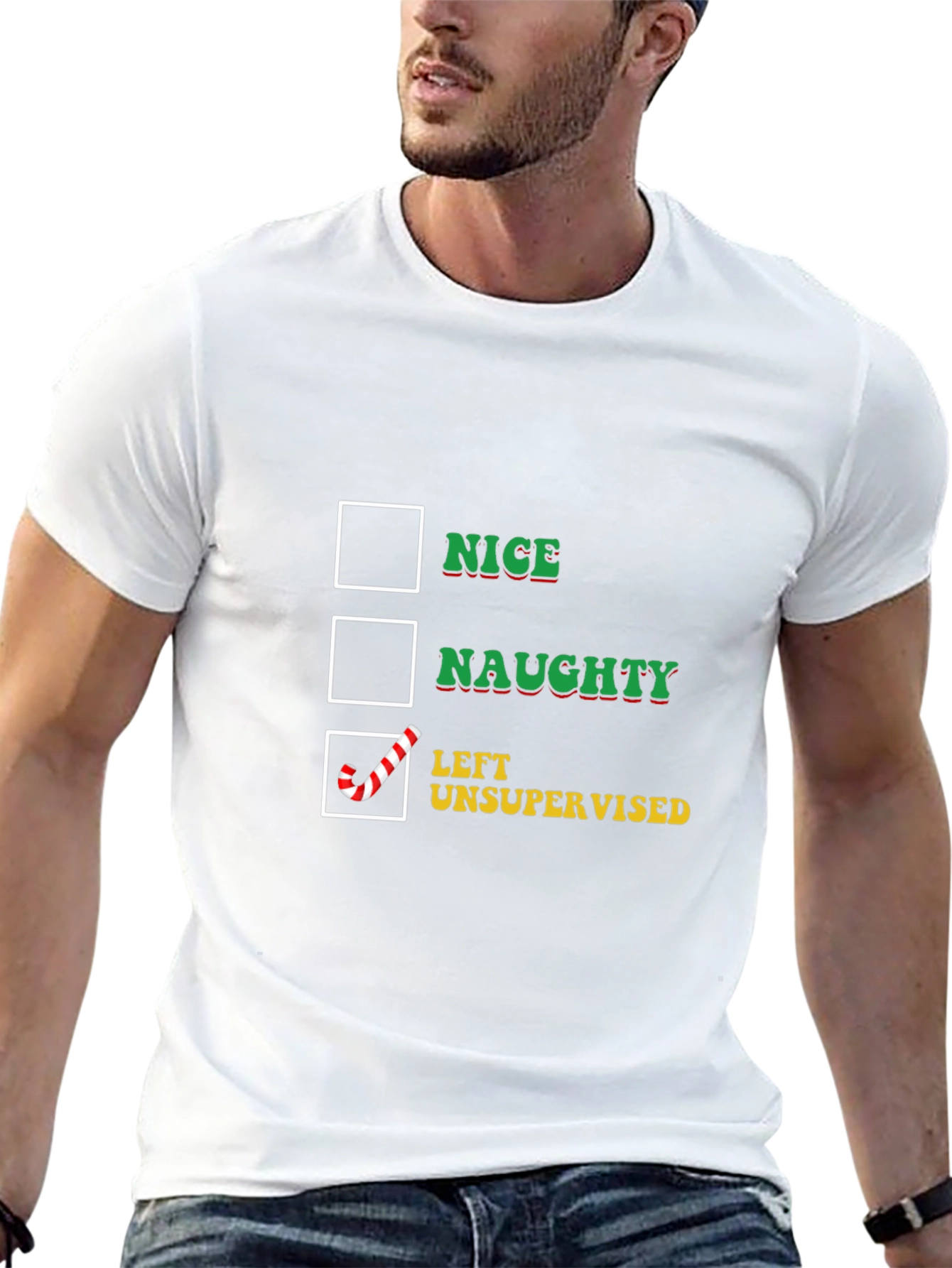 Naughty or Nice Christmas T-Shirt