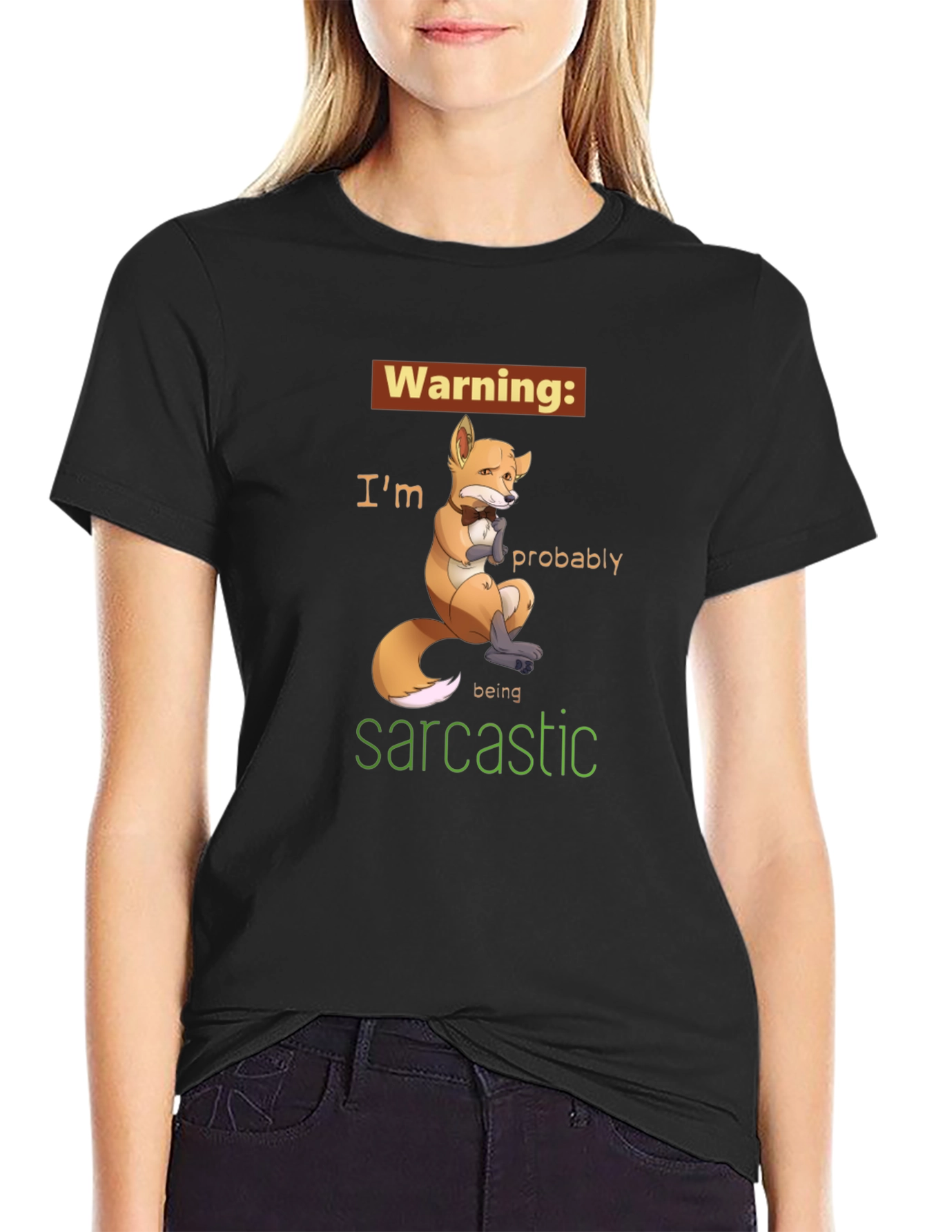 Sarcastic Fox Graphic Tee - Unisex Humor T-Shirt
