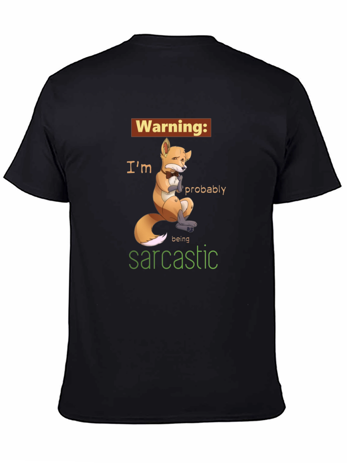 Sarcastic Fox Graphic Tee - Unisex Humor T-Shirt
