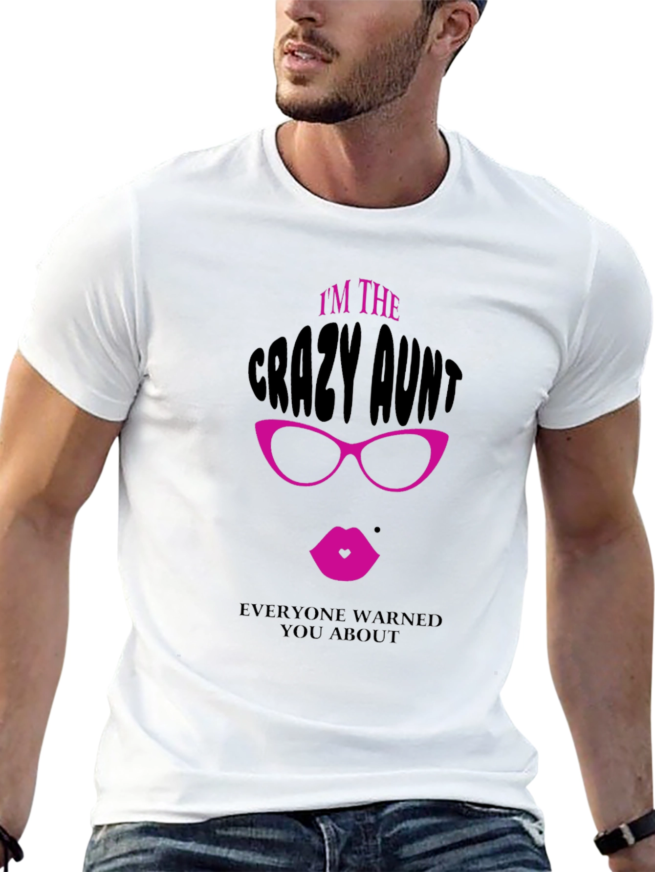 Crazy Aunt Graphic Tee - Fun Novelty T-Shirt