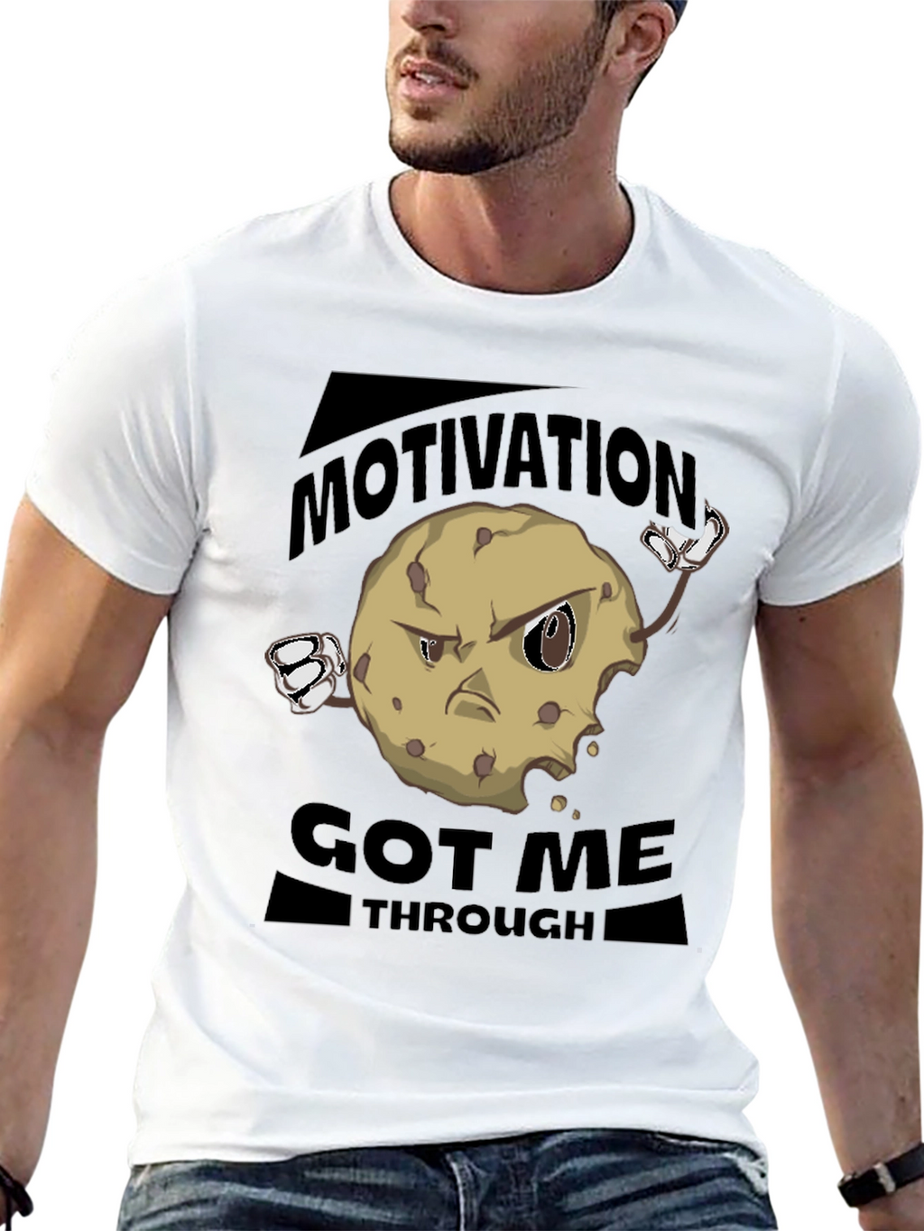 Motivation Cookie Graphic T-Shirt