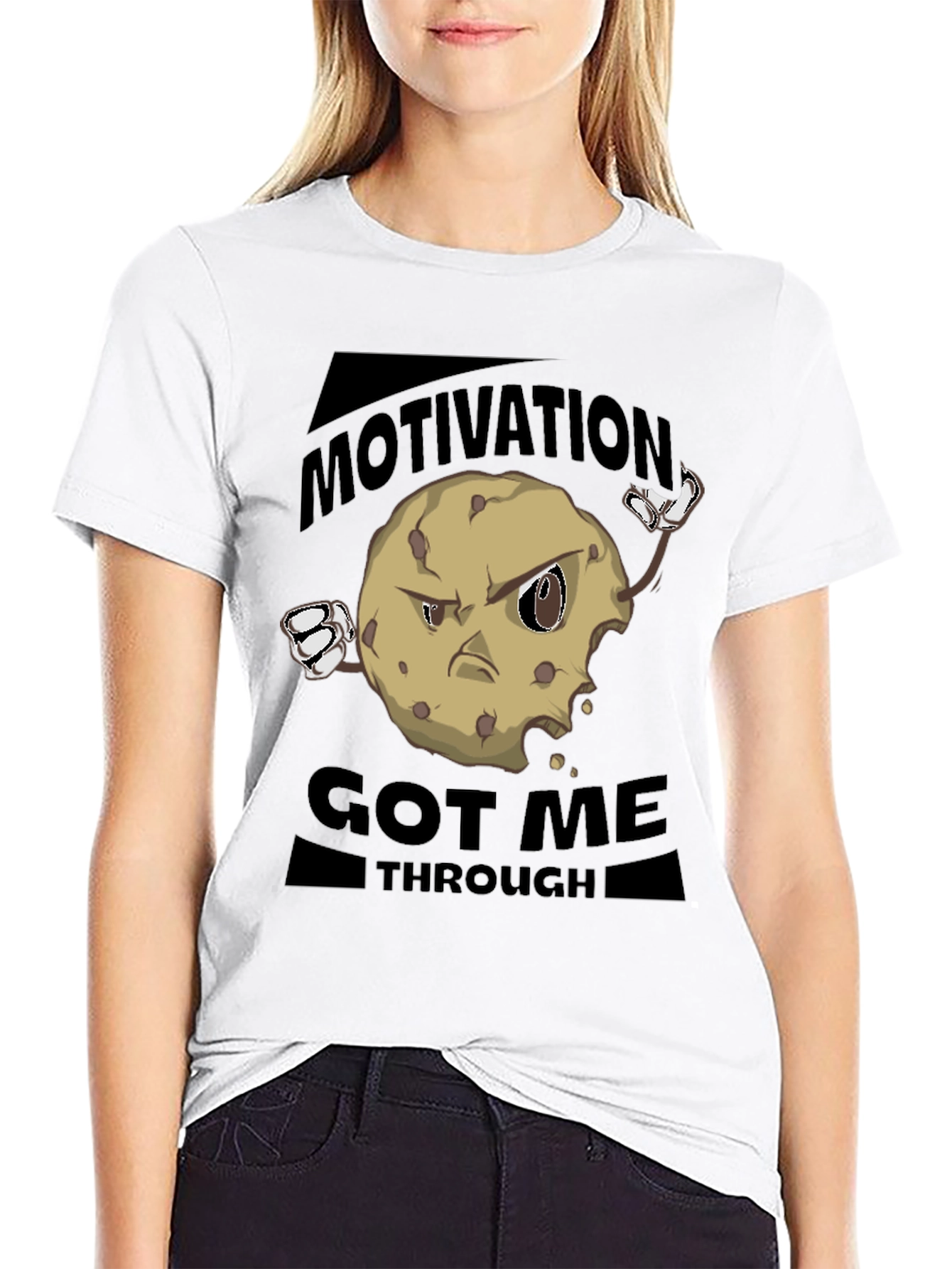 Motivation Cookie Graphic T-Shirt