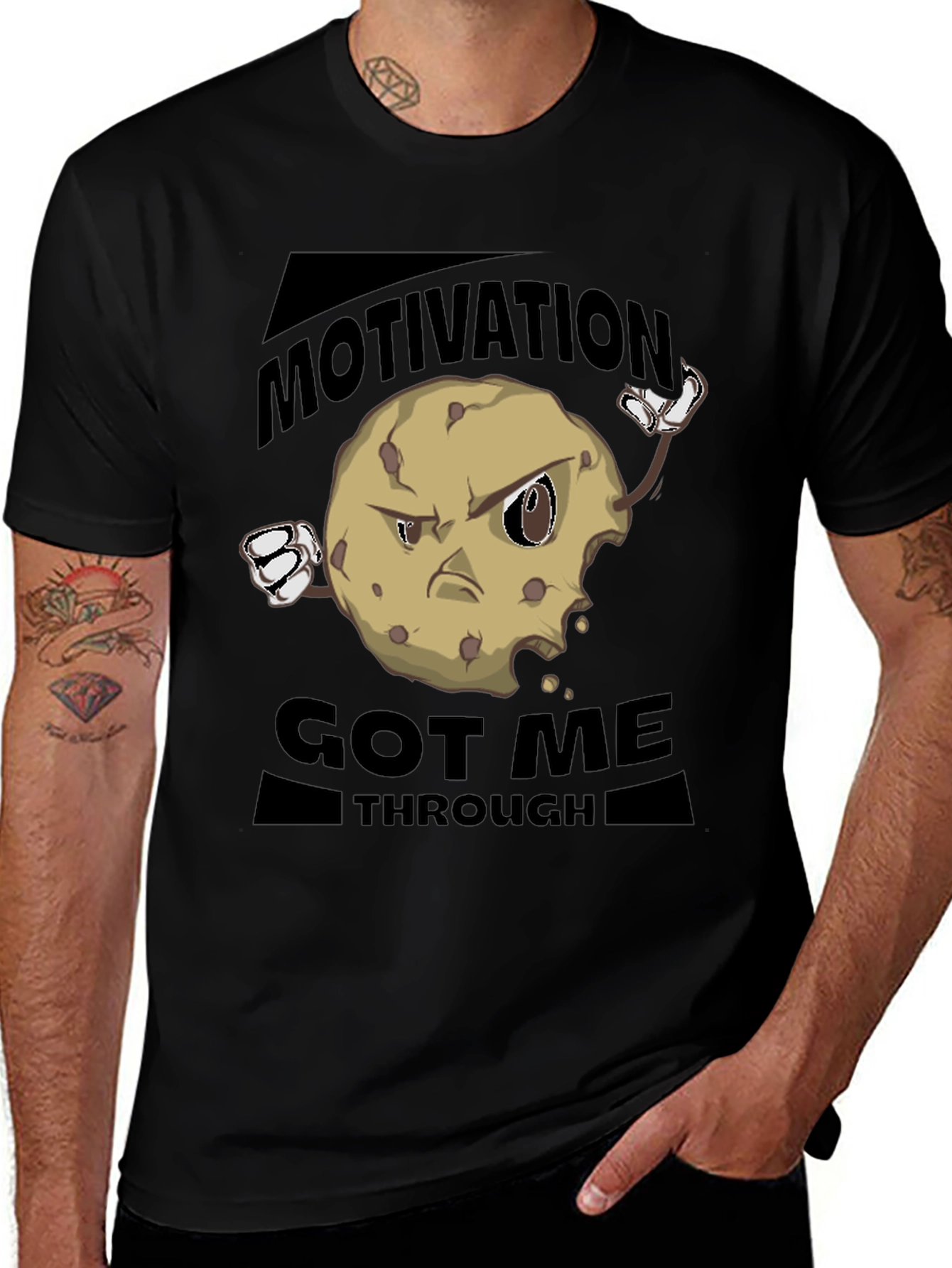 Motivation Cookie Graphic T-Shirt