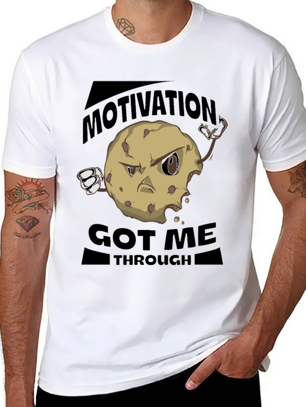 Motivation Cookie Graphic T-Shirt