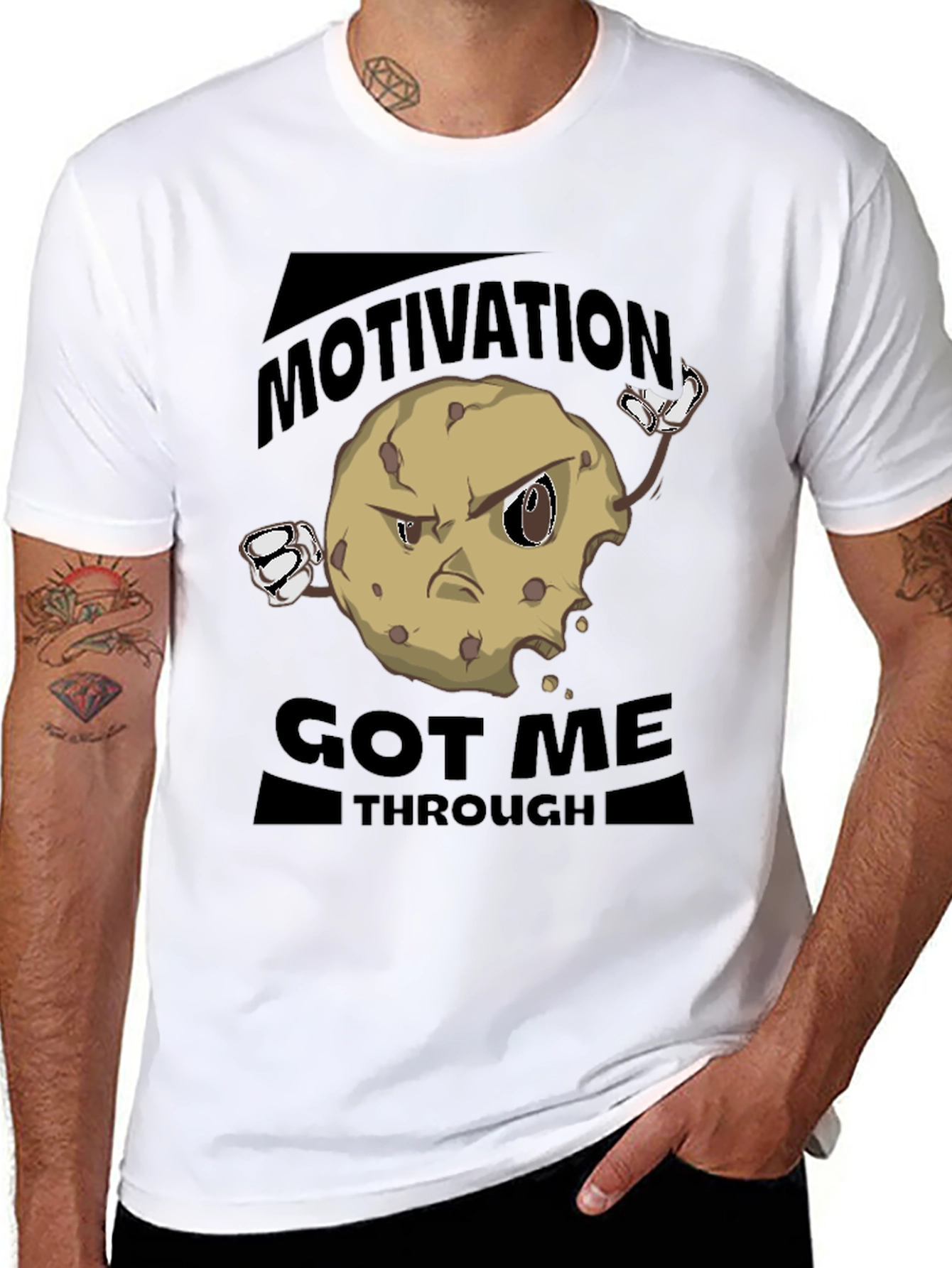 Motivation Cookie Graphic T-Shirt