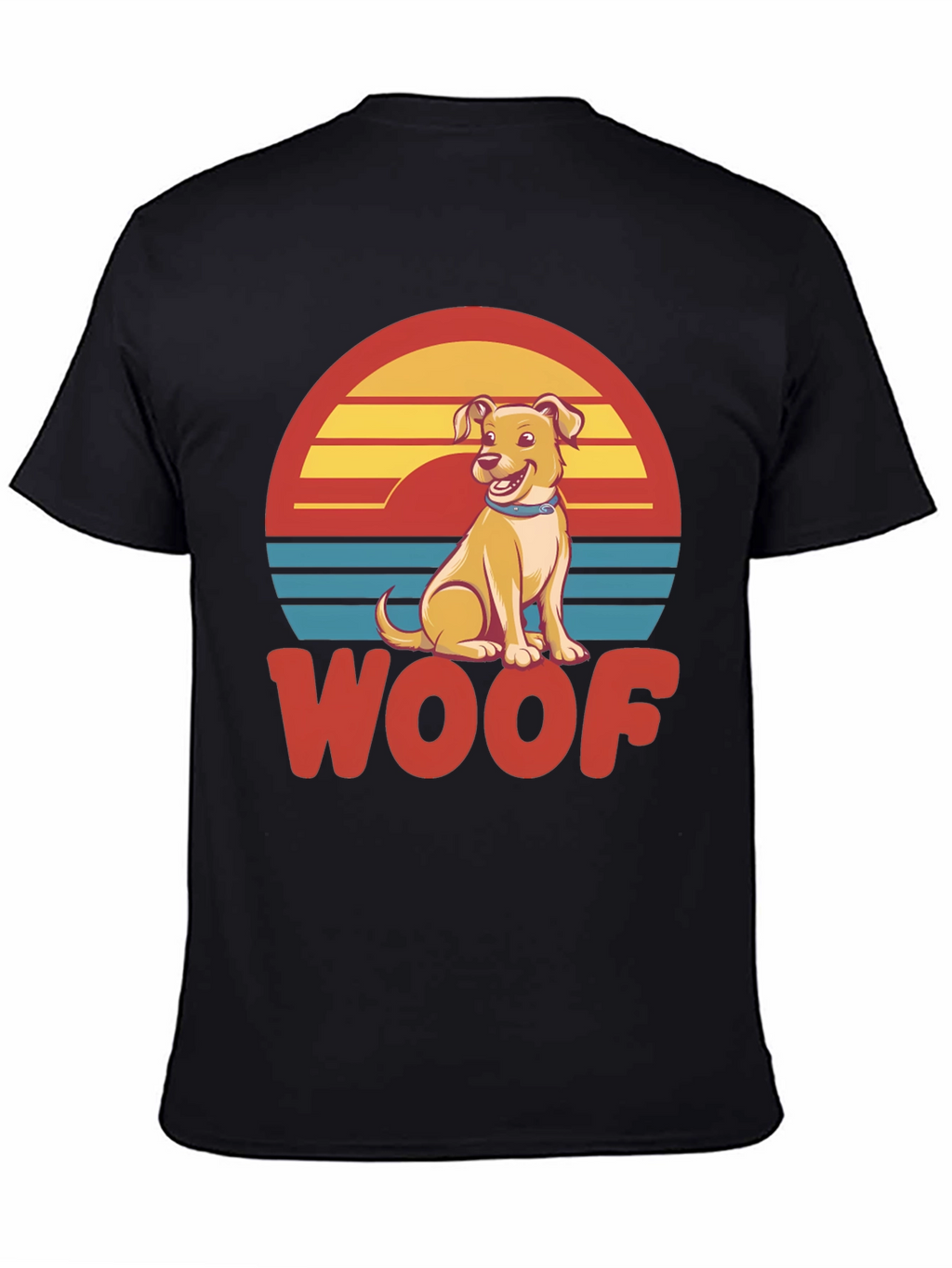 Woof Dog T-Shirt - Retro Pet Lover Tee