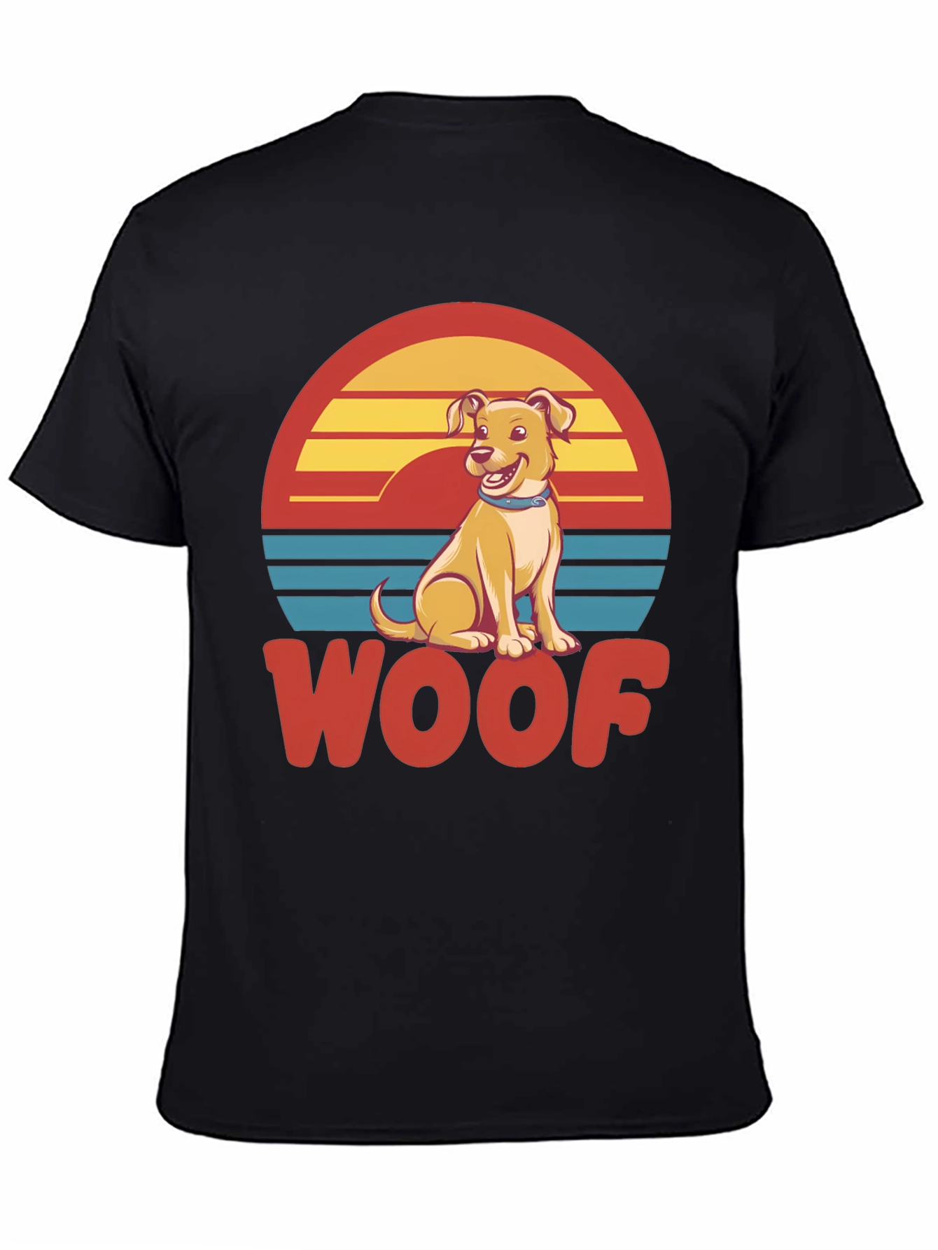 Woof Dog T-Shirt - Retro Pet Lover Tee