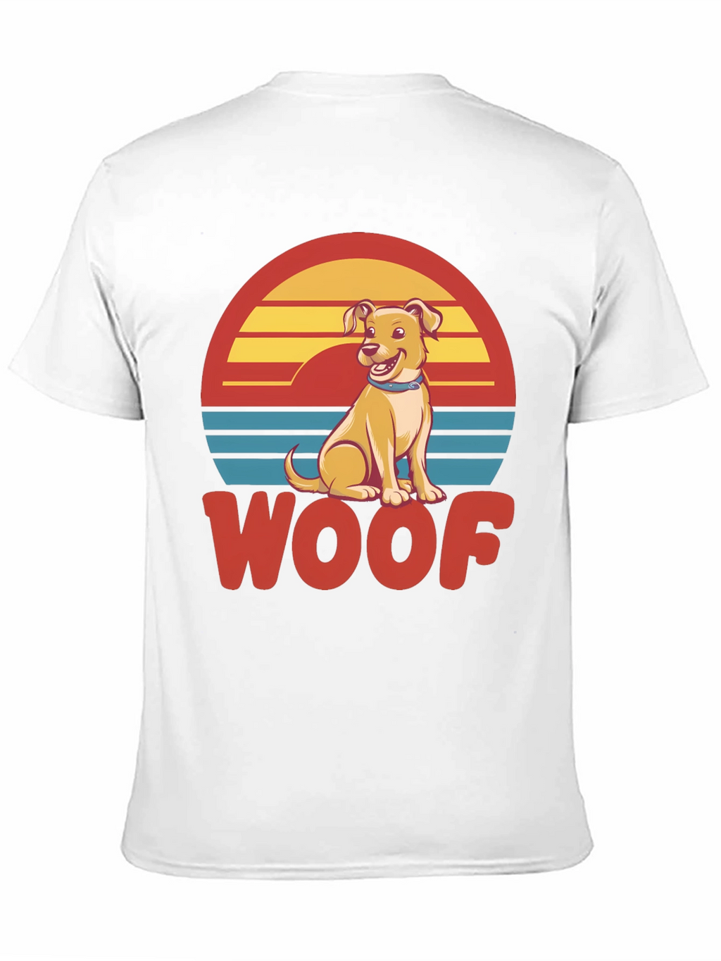 Woof Dog T-Shirt - Retro Pet Lover Tee