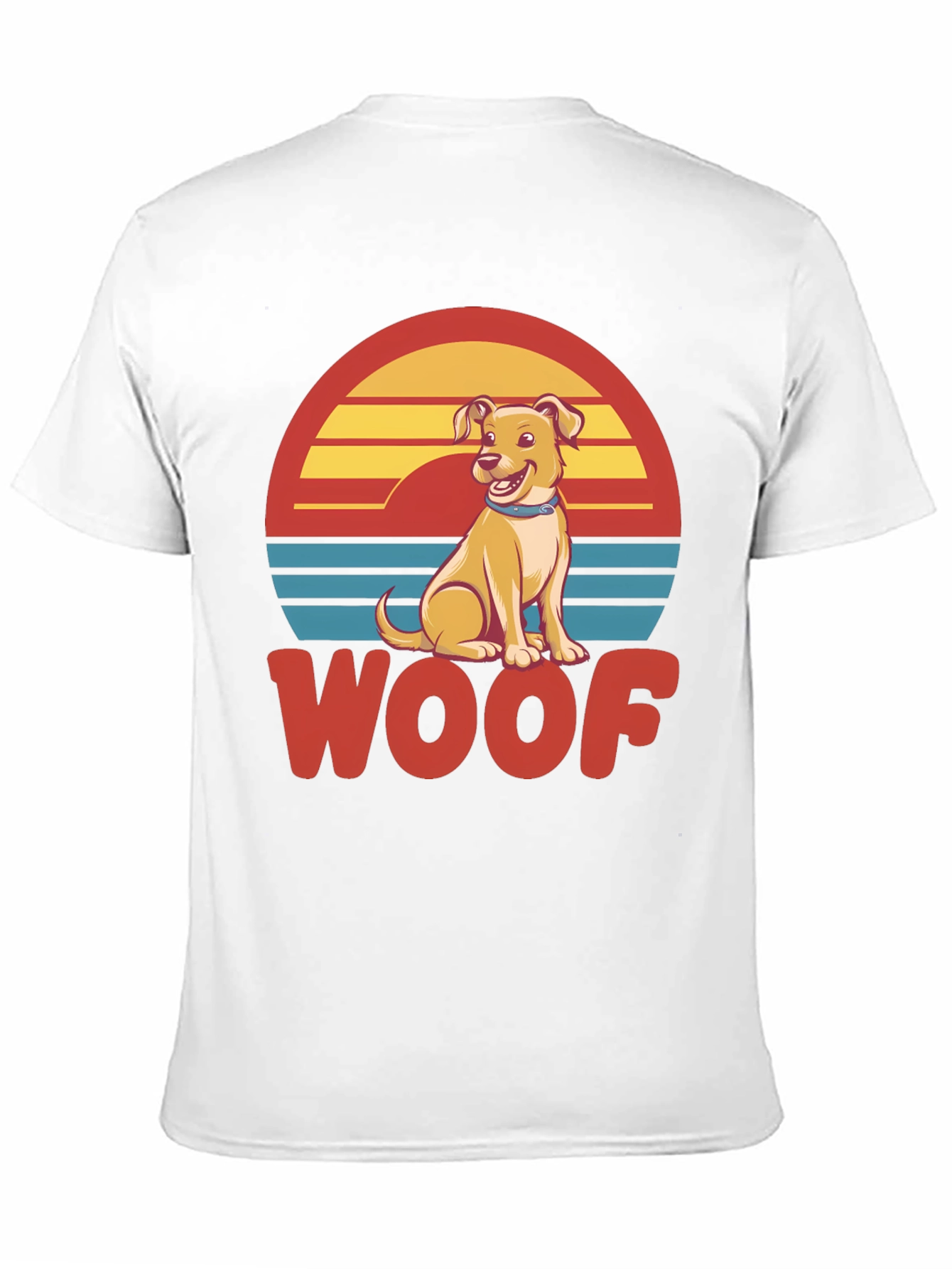 Woof Dog T-Shirt - Retro Pet Lover Tee