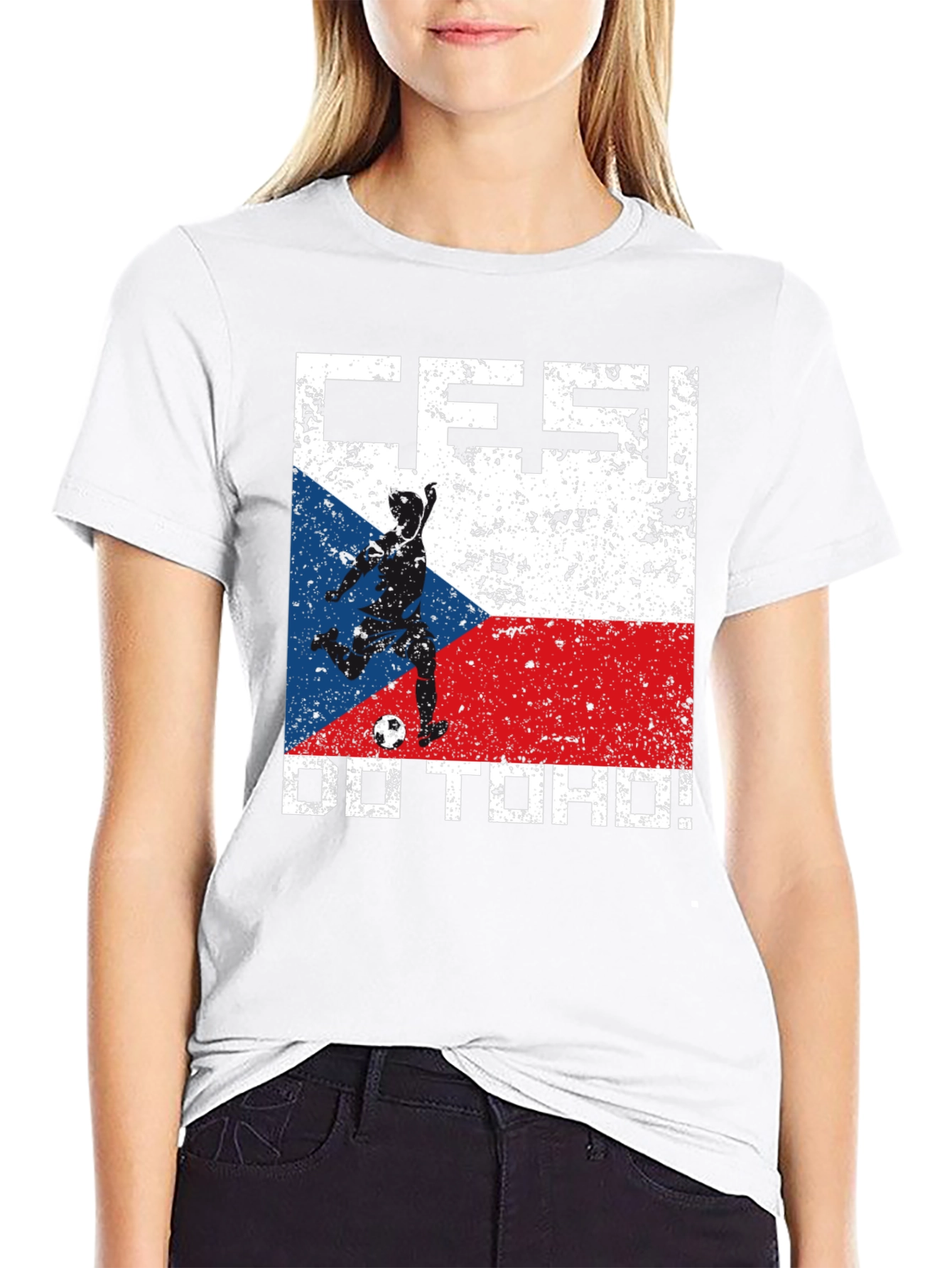 Czech Republic Soccer Fan T-Shirt - Cesky Do Toho!