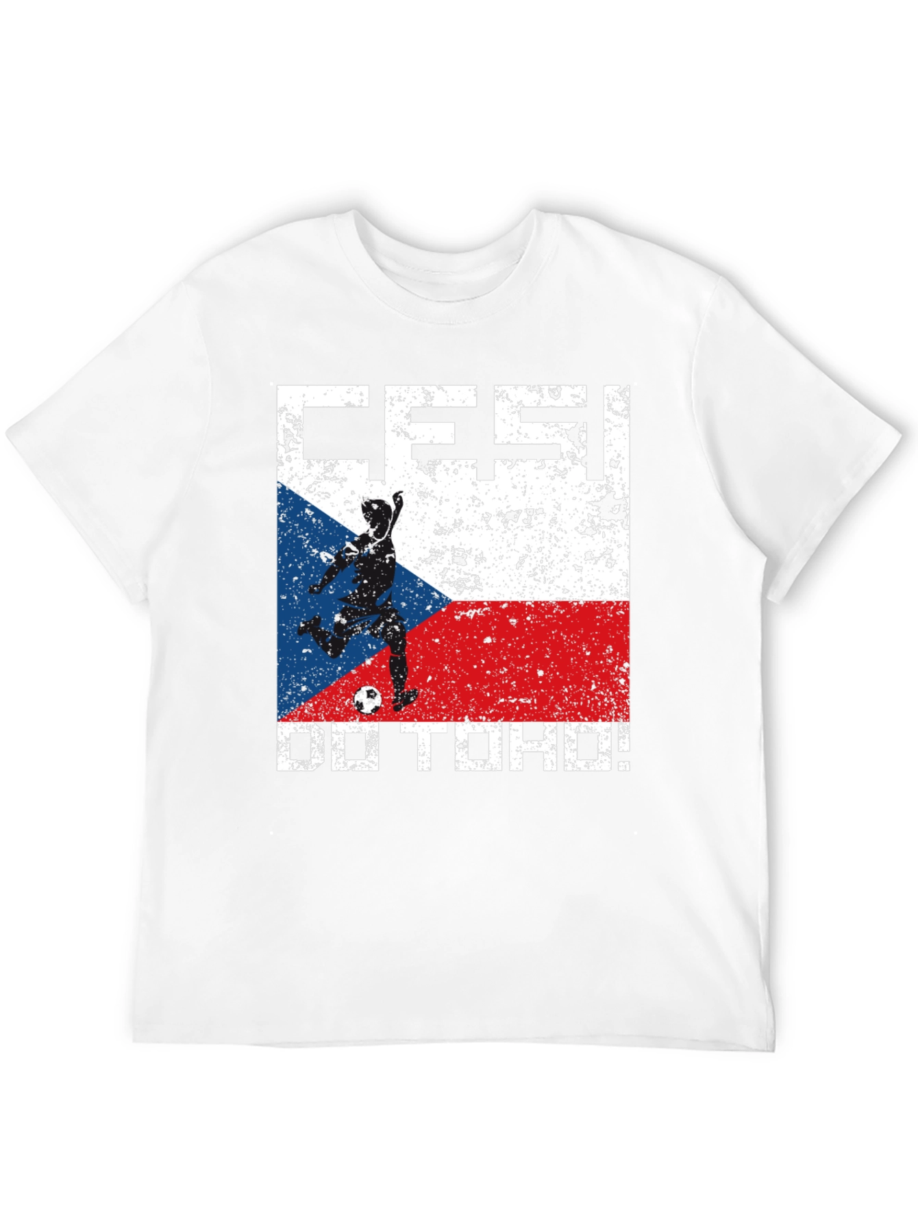 Czech Republic Soccer Fan T-Shirt - Cesky Do Toho!