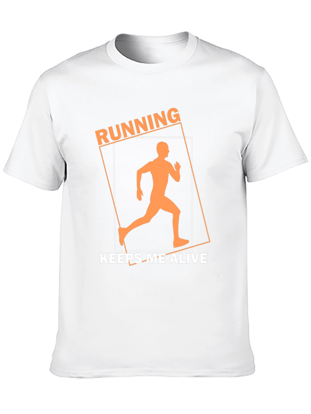 Running Keeps Me Alive Black T-Shirt