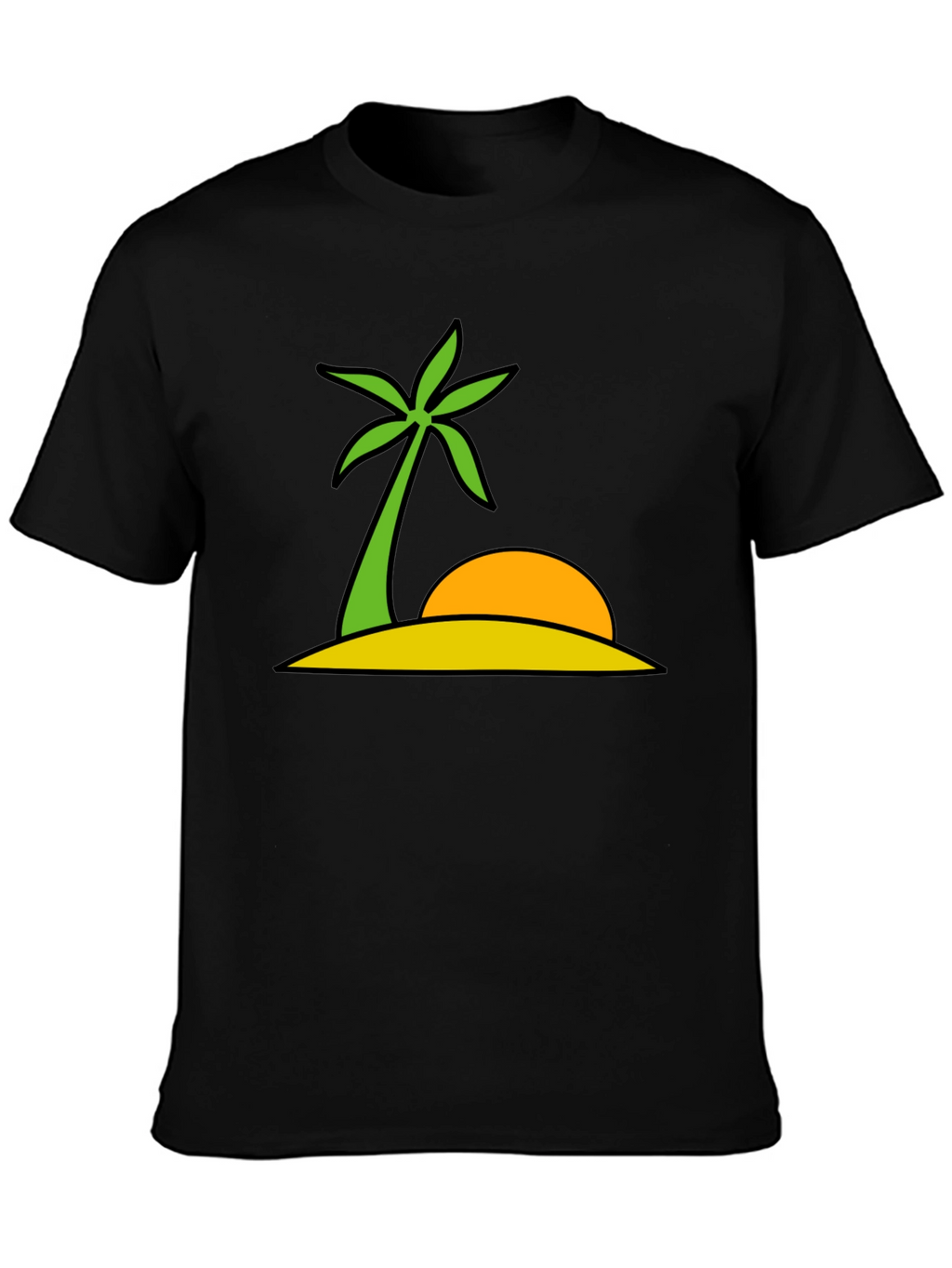 Tropical Island Graphic Tee - Summer Vibes