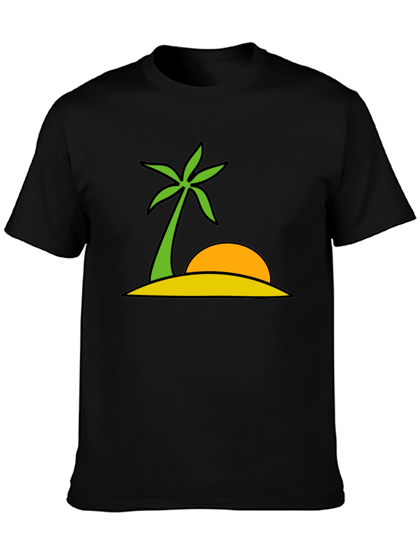 Tropical Island Graphic Tee - Summer Vibes