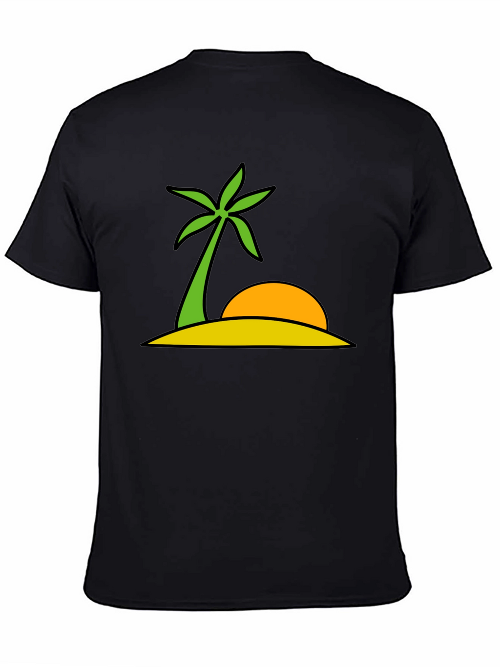 Tropical Island Graphic Tee - Summer Vibes