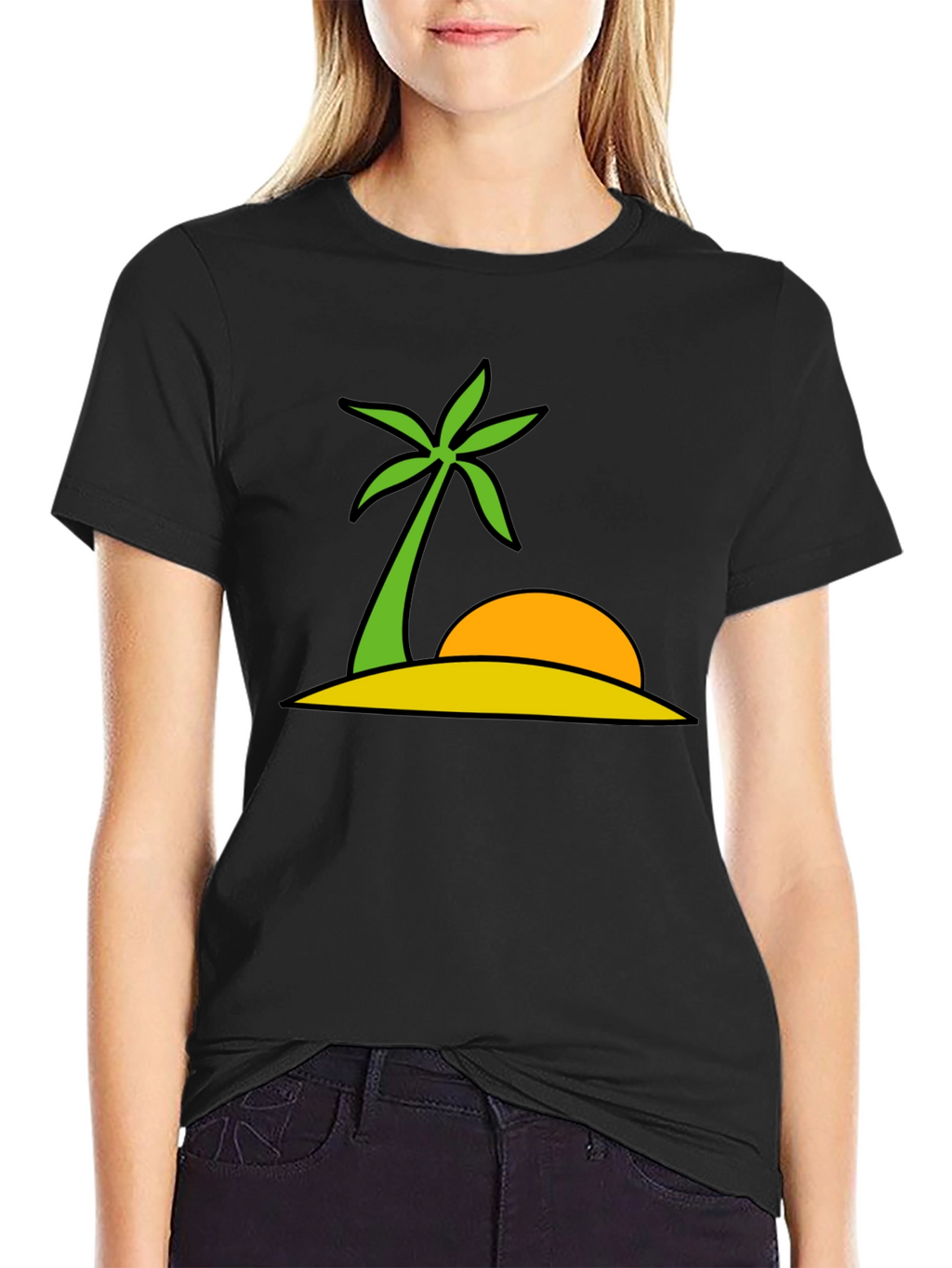 Tropical Island Graphic Tee - Summer Vibes