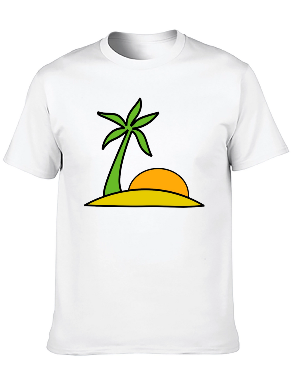 Tropical Island Graphic Tee - Summer Vibes