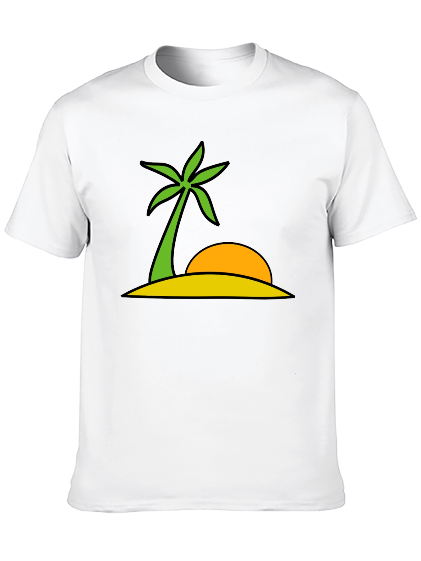 Tropical Island Graphic Tee - Summer Vibes