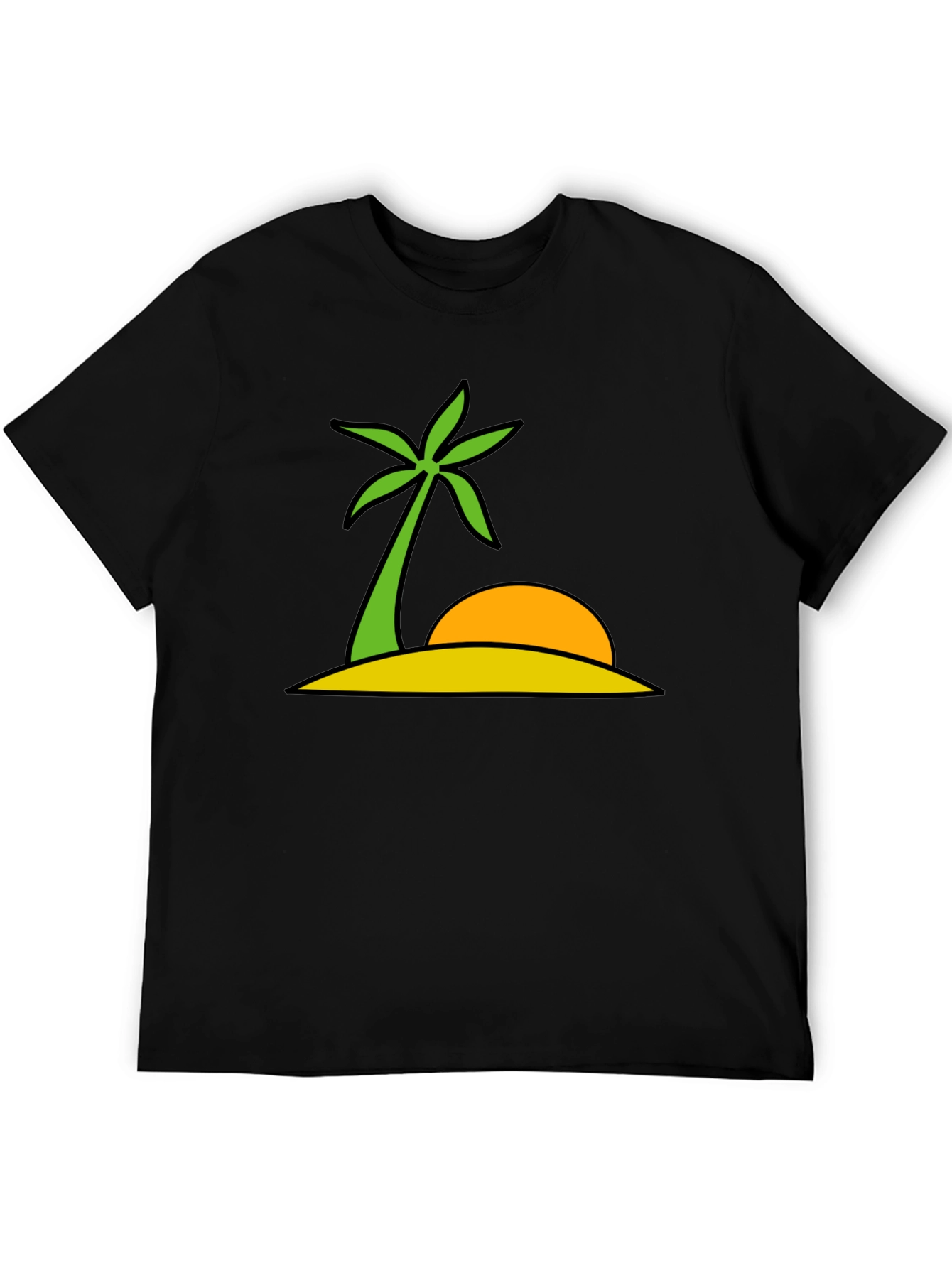 Tropical Island Graphic Tee - Summer Vibes
