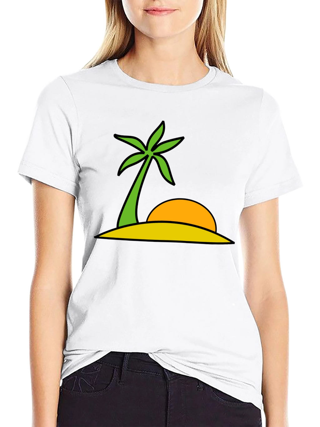 Tropical Island Graphic Tee - Summer Vibes