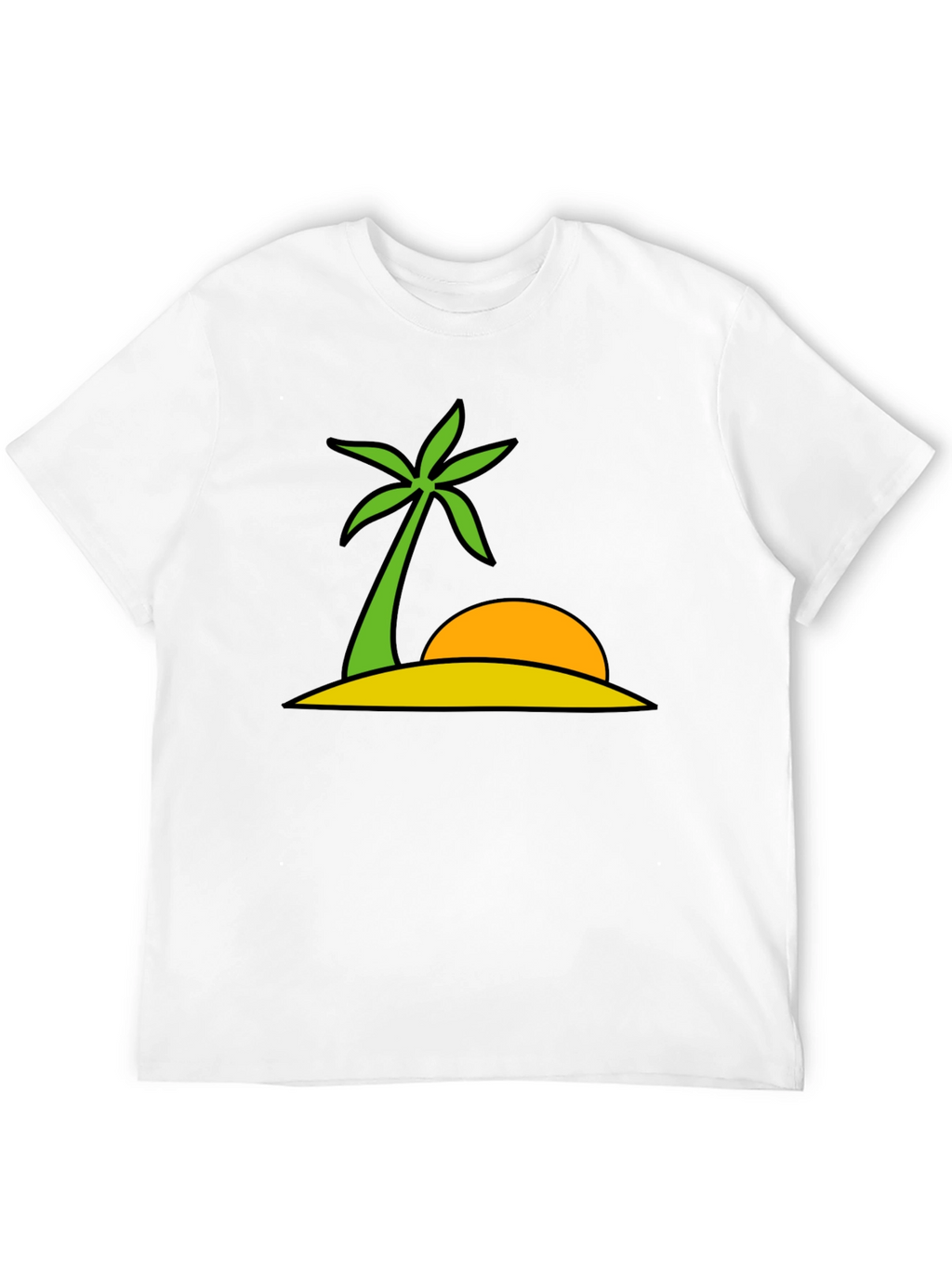 Tropical Island Graphic Tee - Summer Vibes