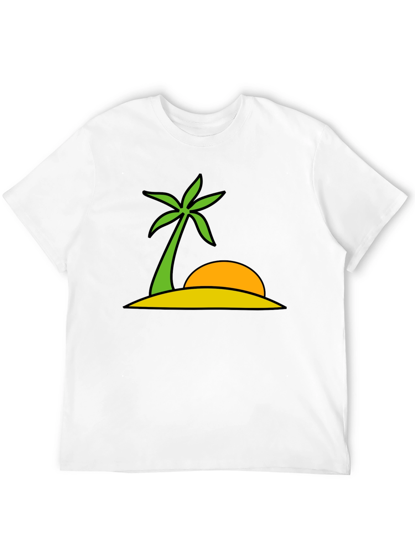 Tropical Island Graphic Tee - Summer Vibes