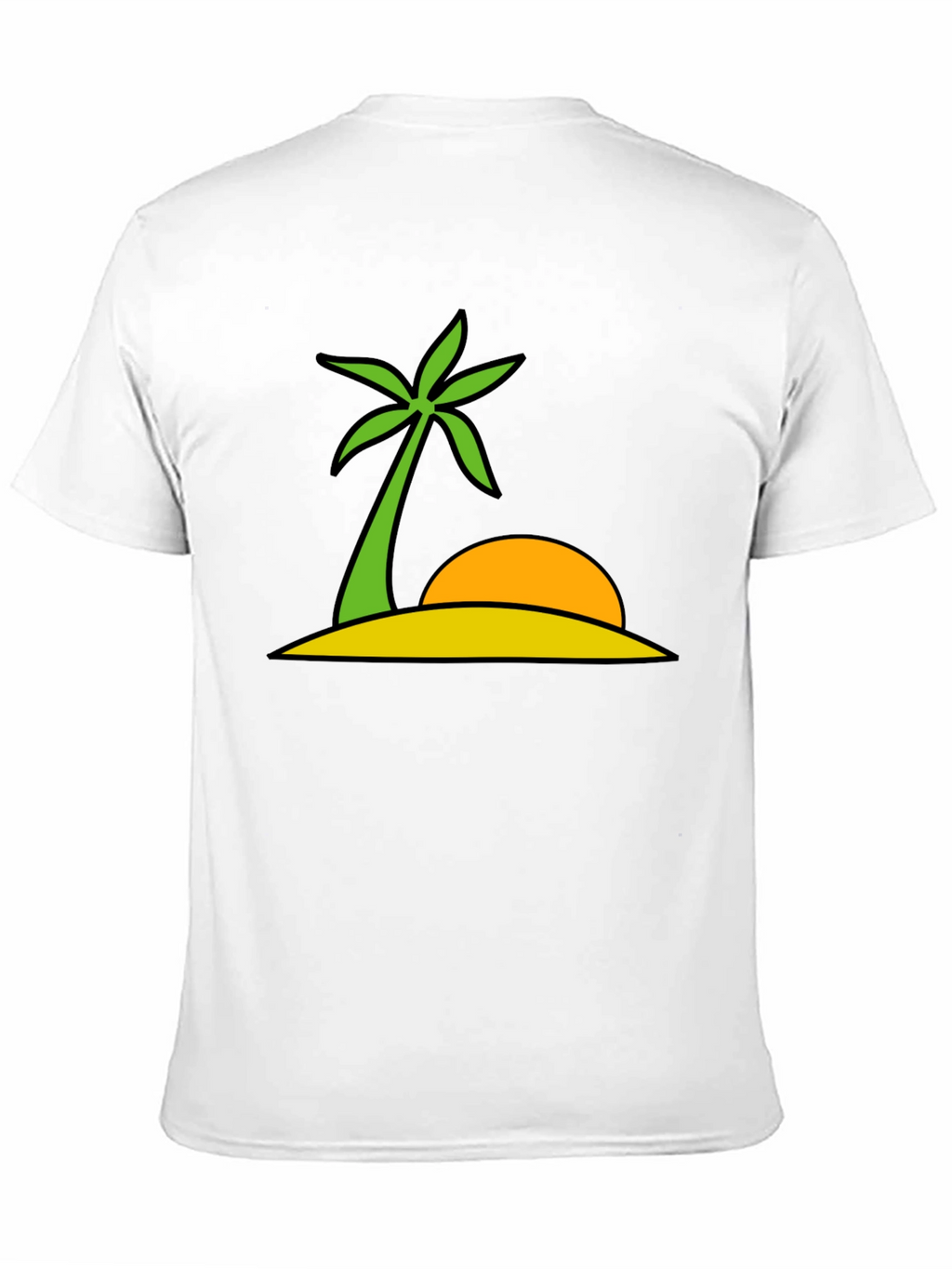 Tropical Island Graphic Tee - Summer Vibes