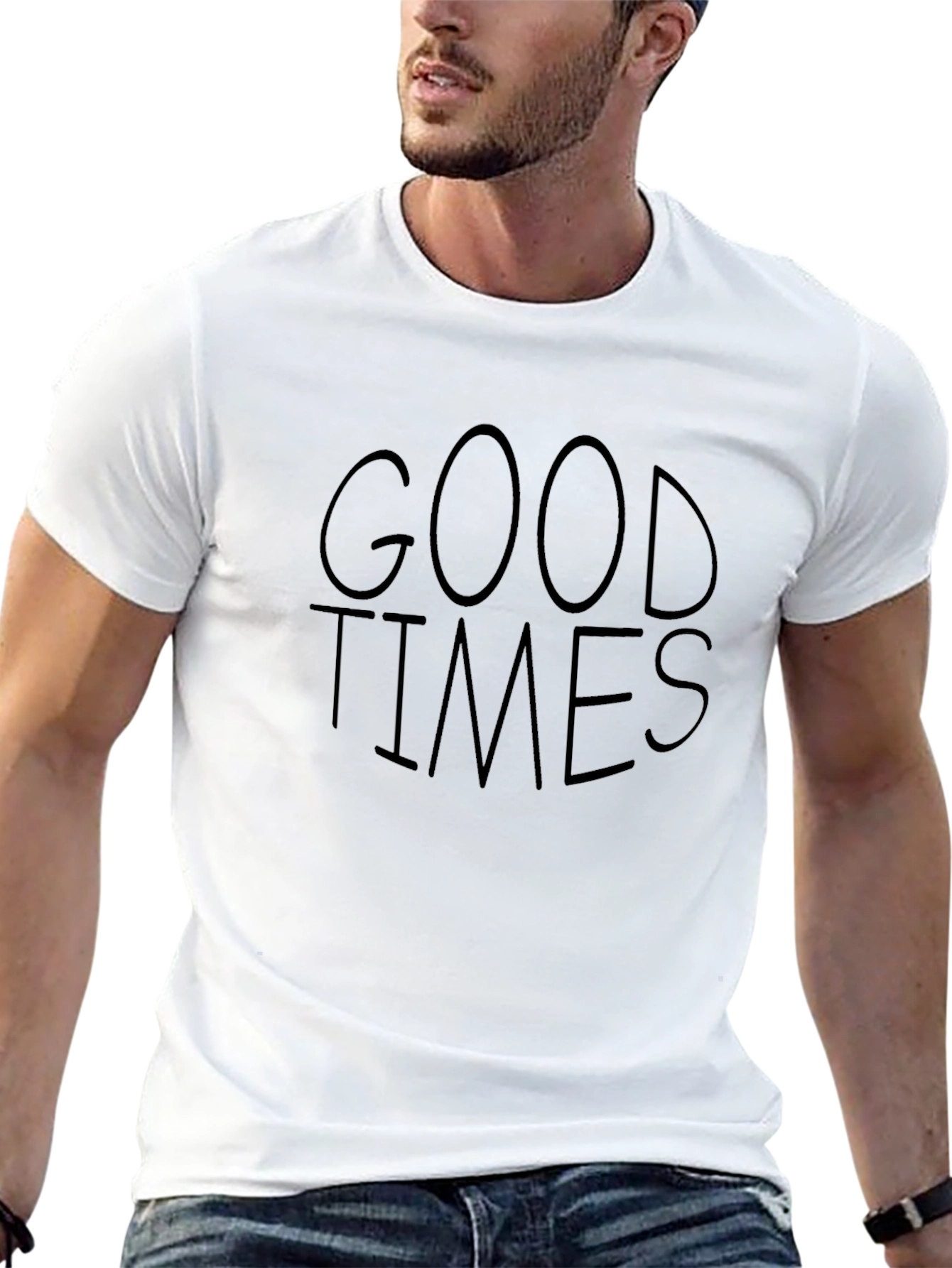 Good Times Graphic Tee - Soft Cotton Casual Shirt