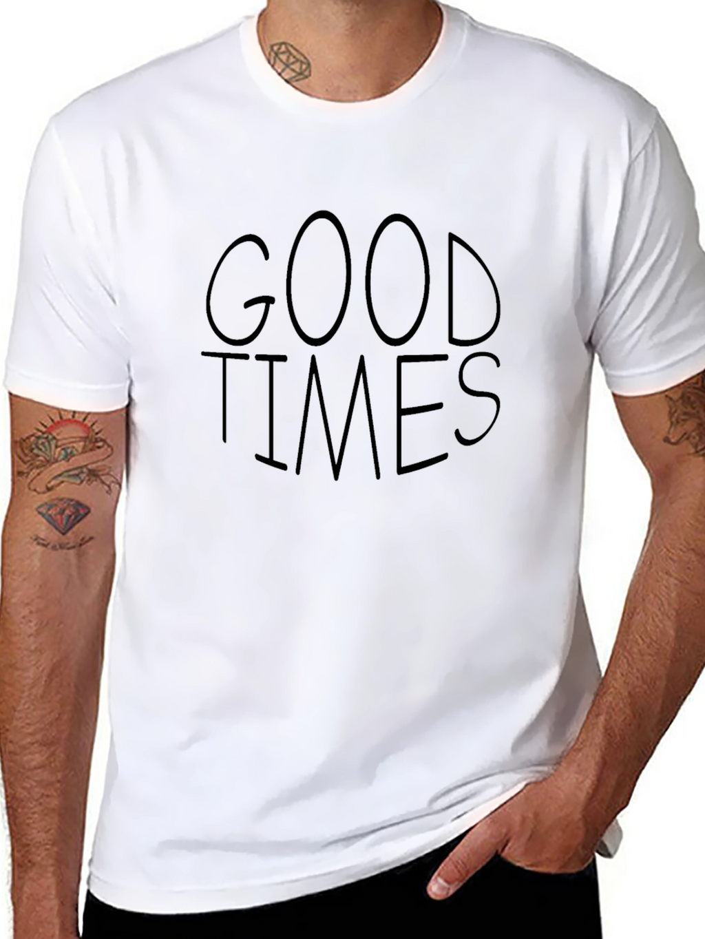 Good Times Graphic Tee - Soft Cotton Casual Shirt