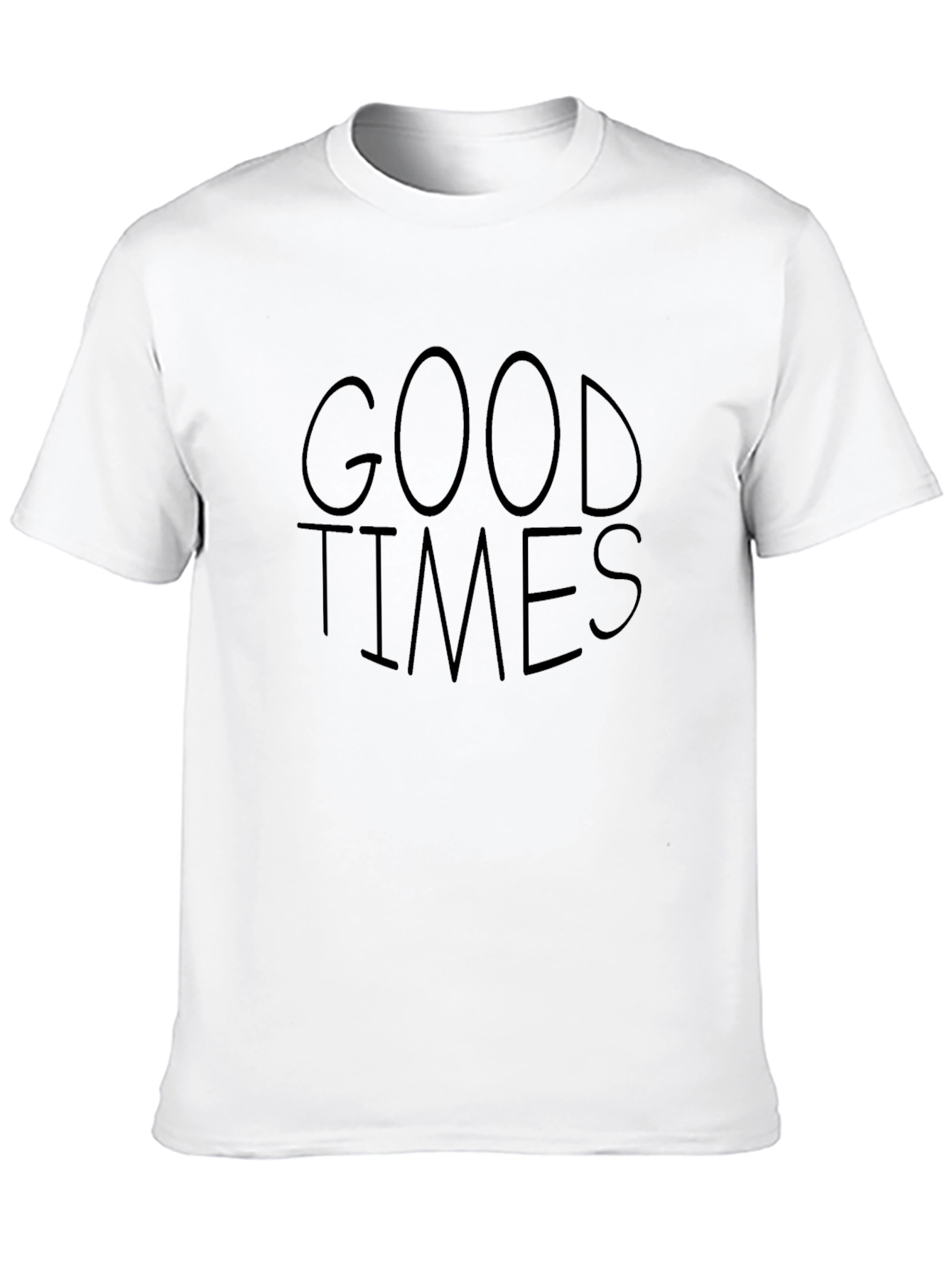 Good Times Graphic Tee - Soft Cotton Casual Shirt