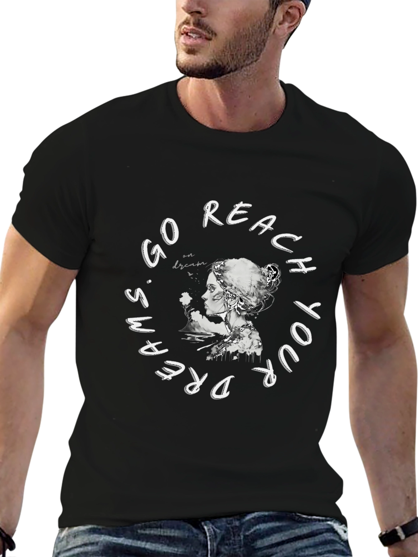 Reach Your Dreams Black T-Shirt