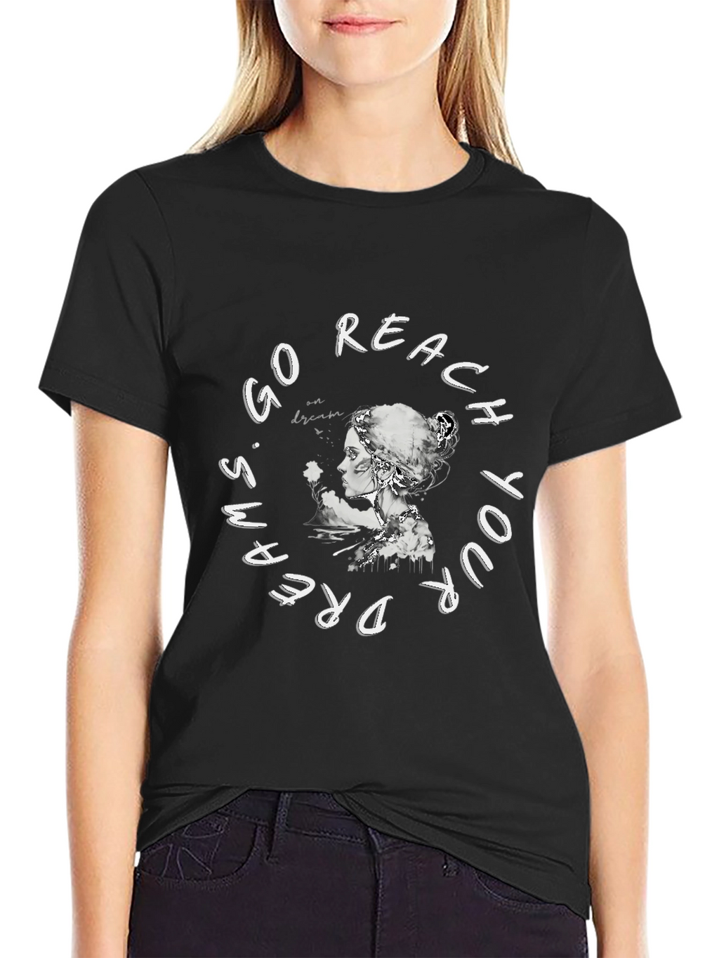 Reach Your Dreams Black T-Shirt