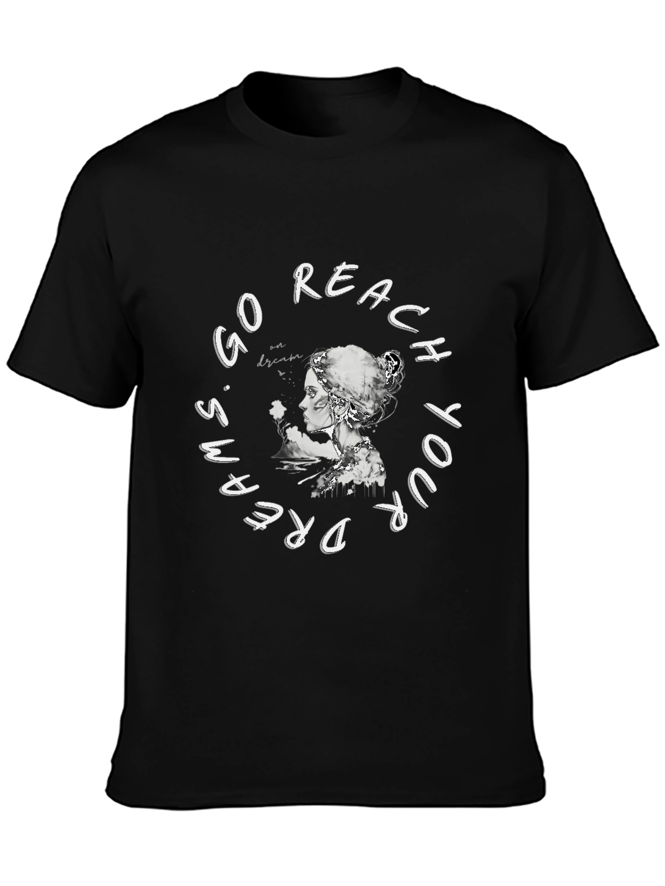 Reach Your Dreams Black T-Shirt