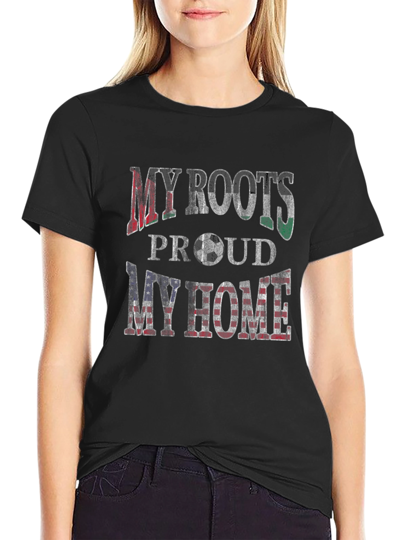 My Roots My Home T-Shirt - Soccer Fan Tee
