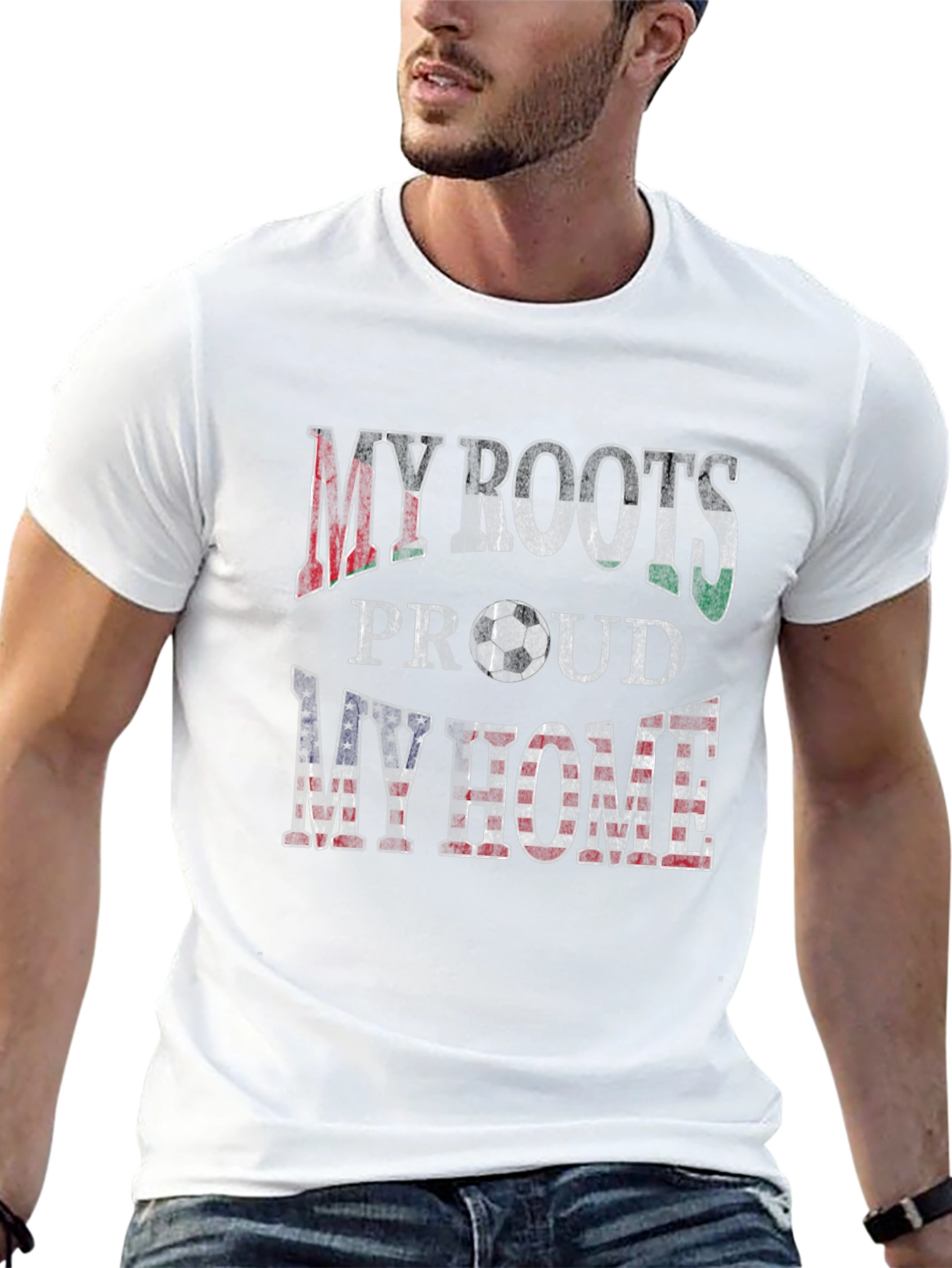 My Roots My Home T-Shirt - Soccer Fan Tee
