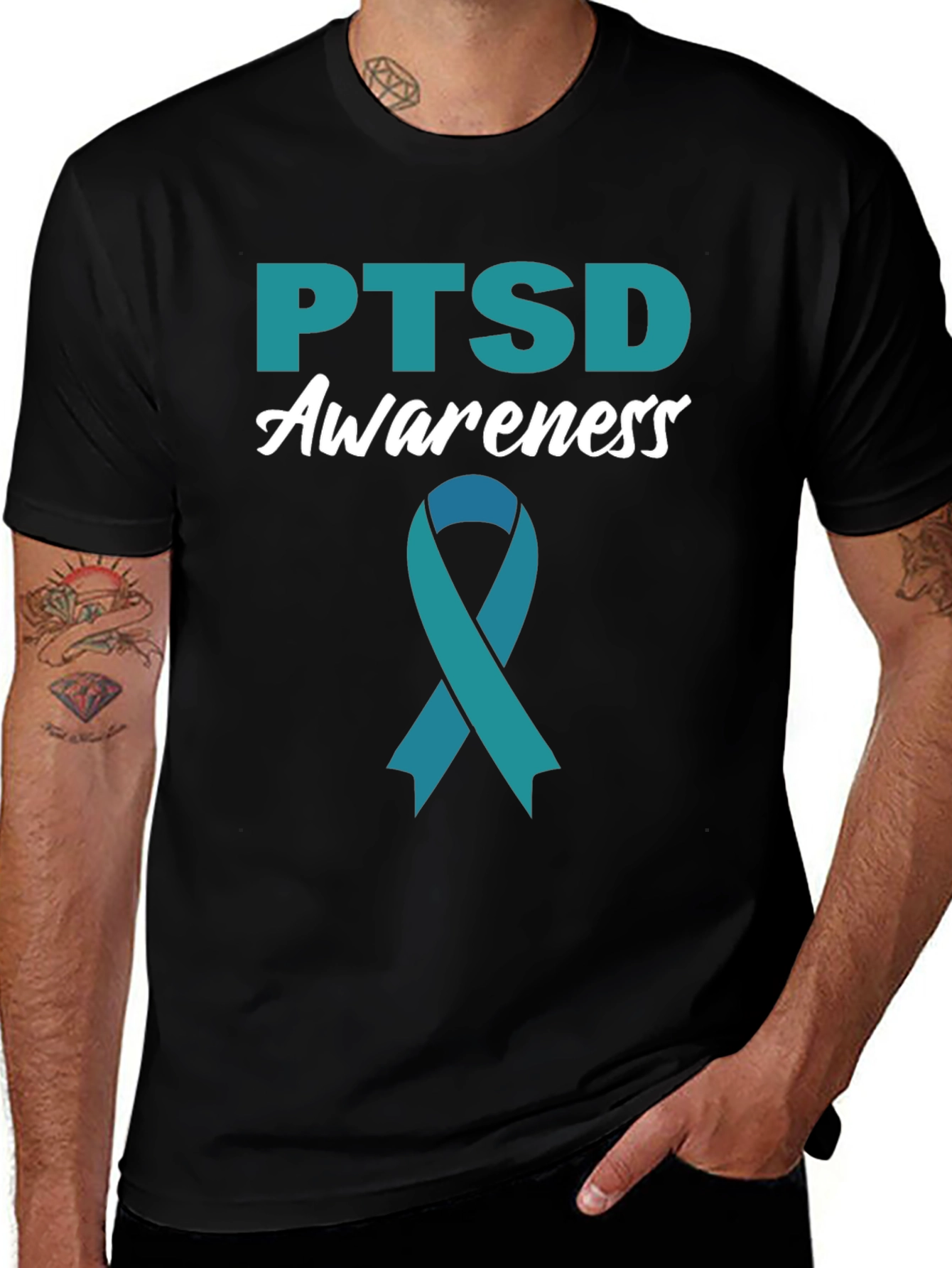PTSD Awareness Ribbon Tee