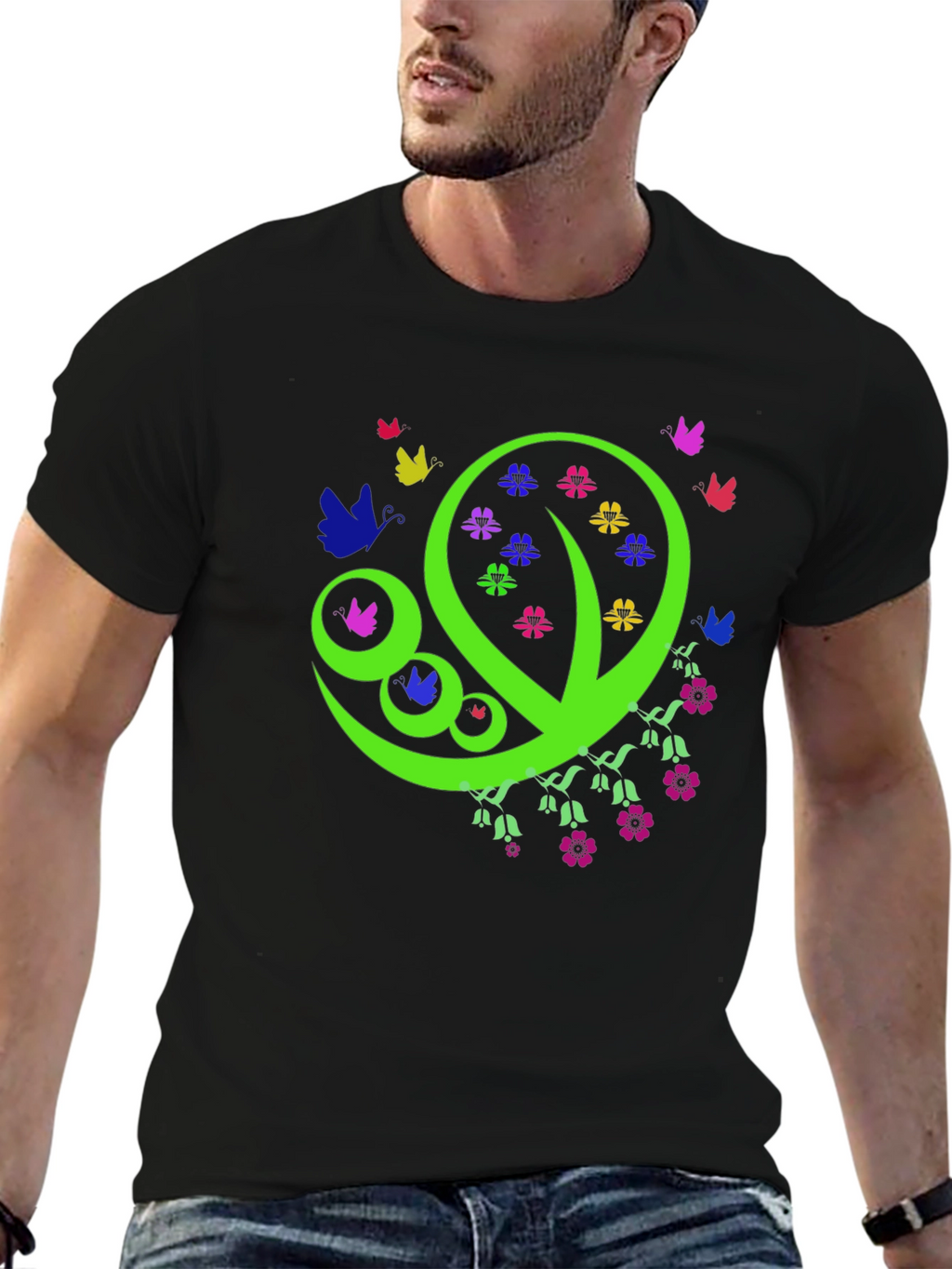 Nature Inspired Graphic Tee