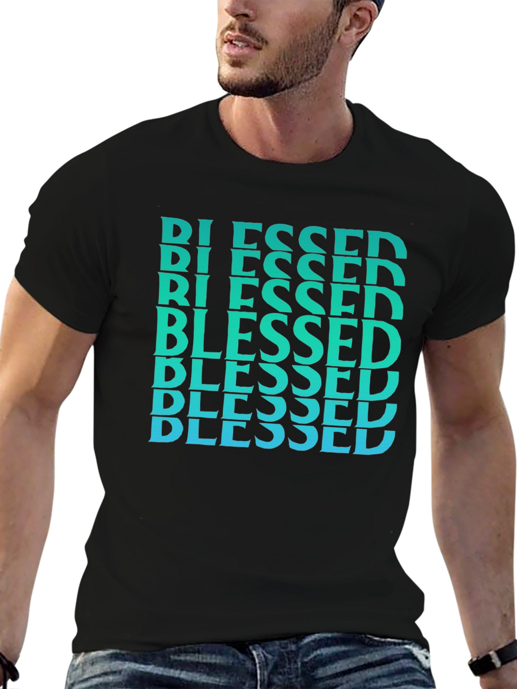 Blessed Graphic Tee - Trendy Christian Apparel
