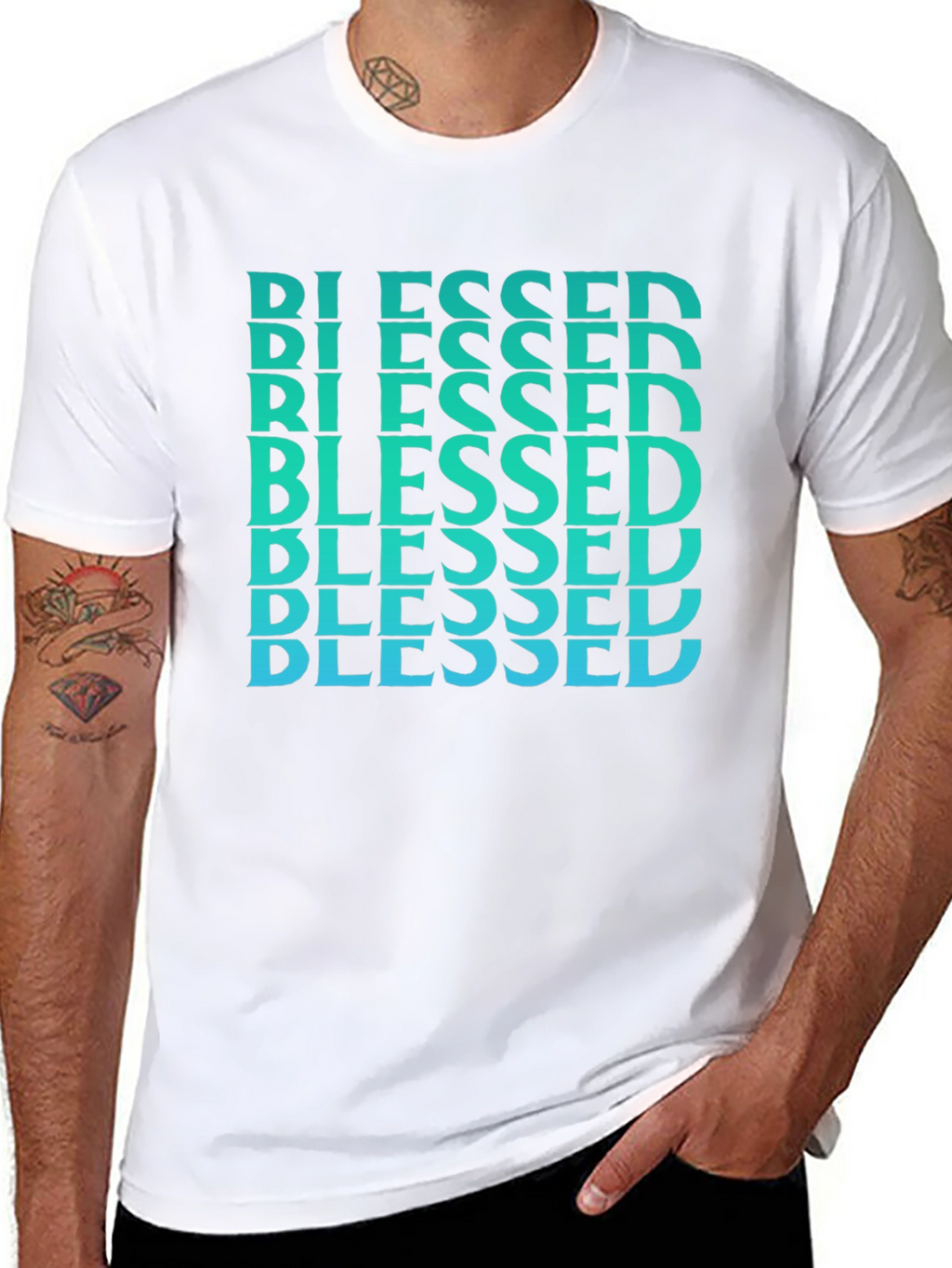 Blessed Graphic Tee - Trendy Christian Apparel