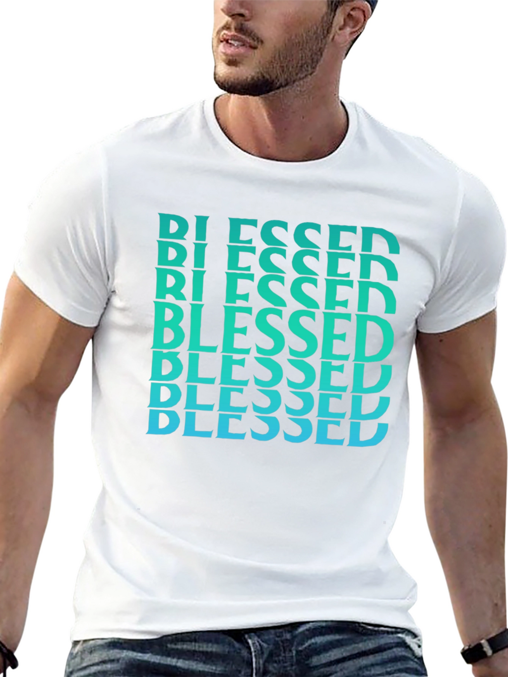 Blessed Graphic Tee - Trendy Christian Apparel