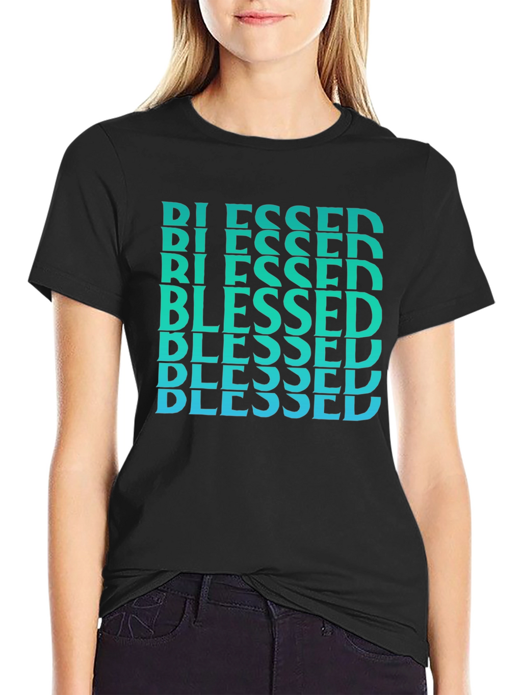 Blessed Graphic Tee - Trendy Christian Apparel