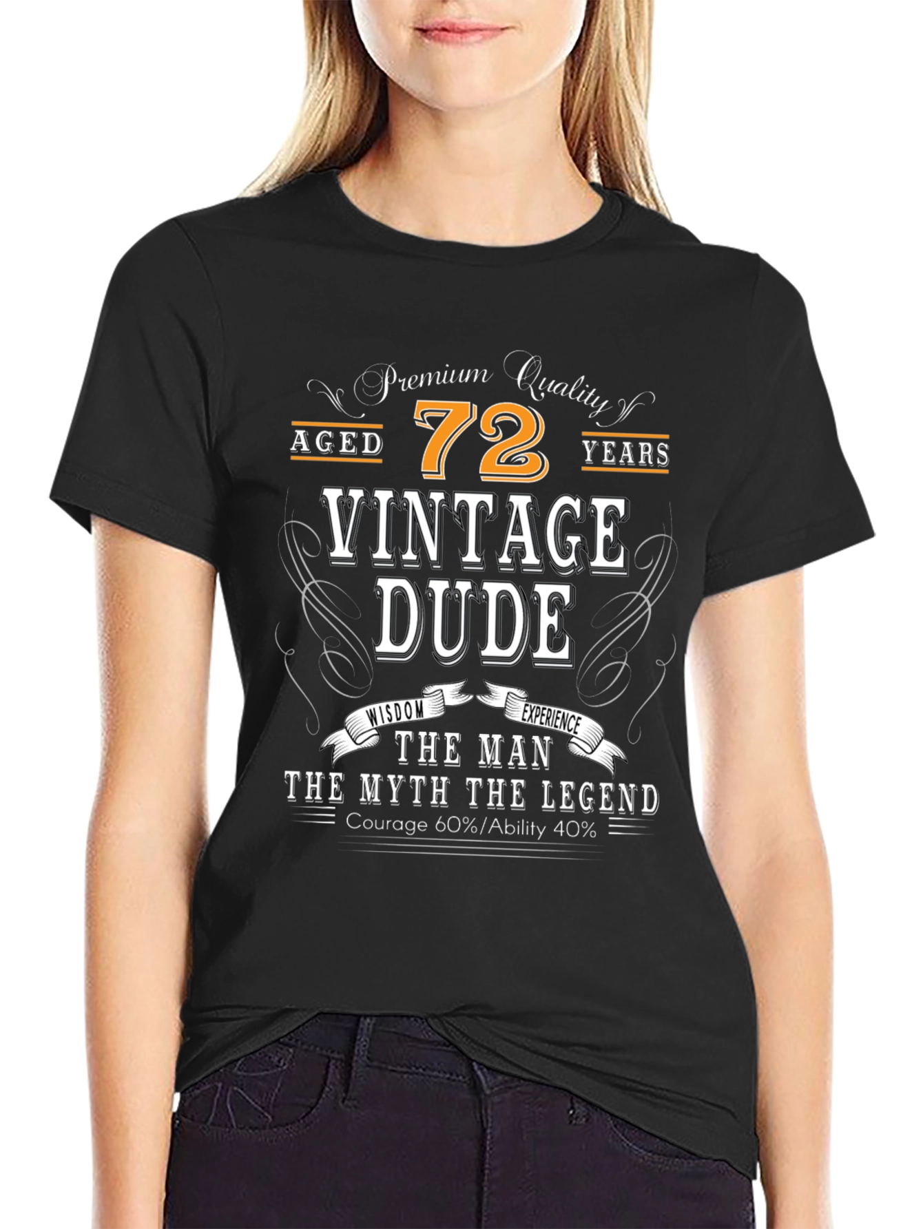 Vintage Dude 72nd Birthday T-Shirt