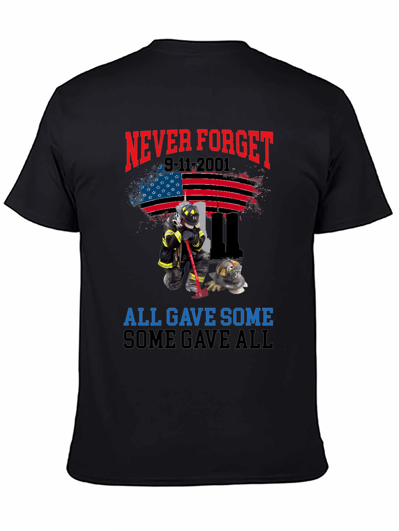 Never Forget 9-11 Tribute T-Shirt